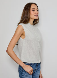 MOCKNECK VEST CARDI