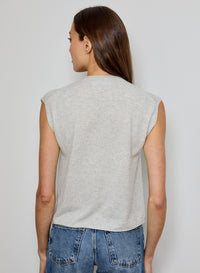 MOCKNECK VEST CARDI