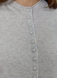 MOCKNECK VEST CARDI