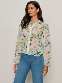 FEMME MUSE BUTTON BLOUSE