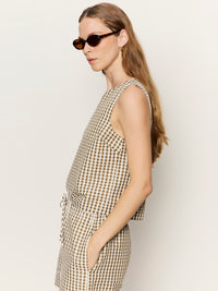 BETTER DAYS GINGHAM SHELL