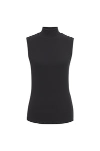 ESSENTIAL SLVLESS MOCK NECK