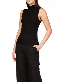 ESSENTIAL SLVLESS MOCK NECK