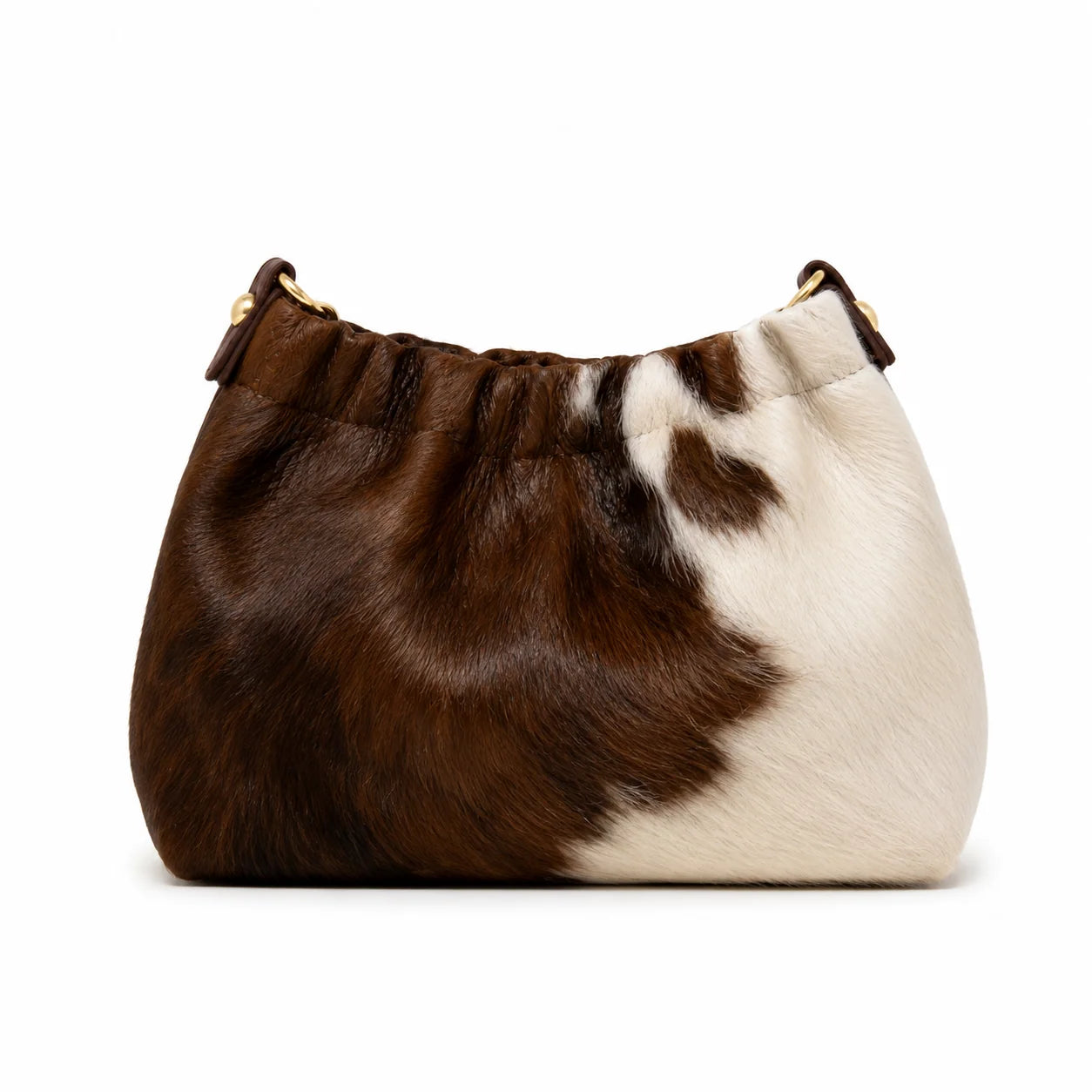 Genuine Leather & Cowhide Crossbody Bag - Pony