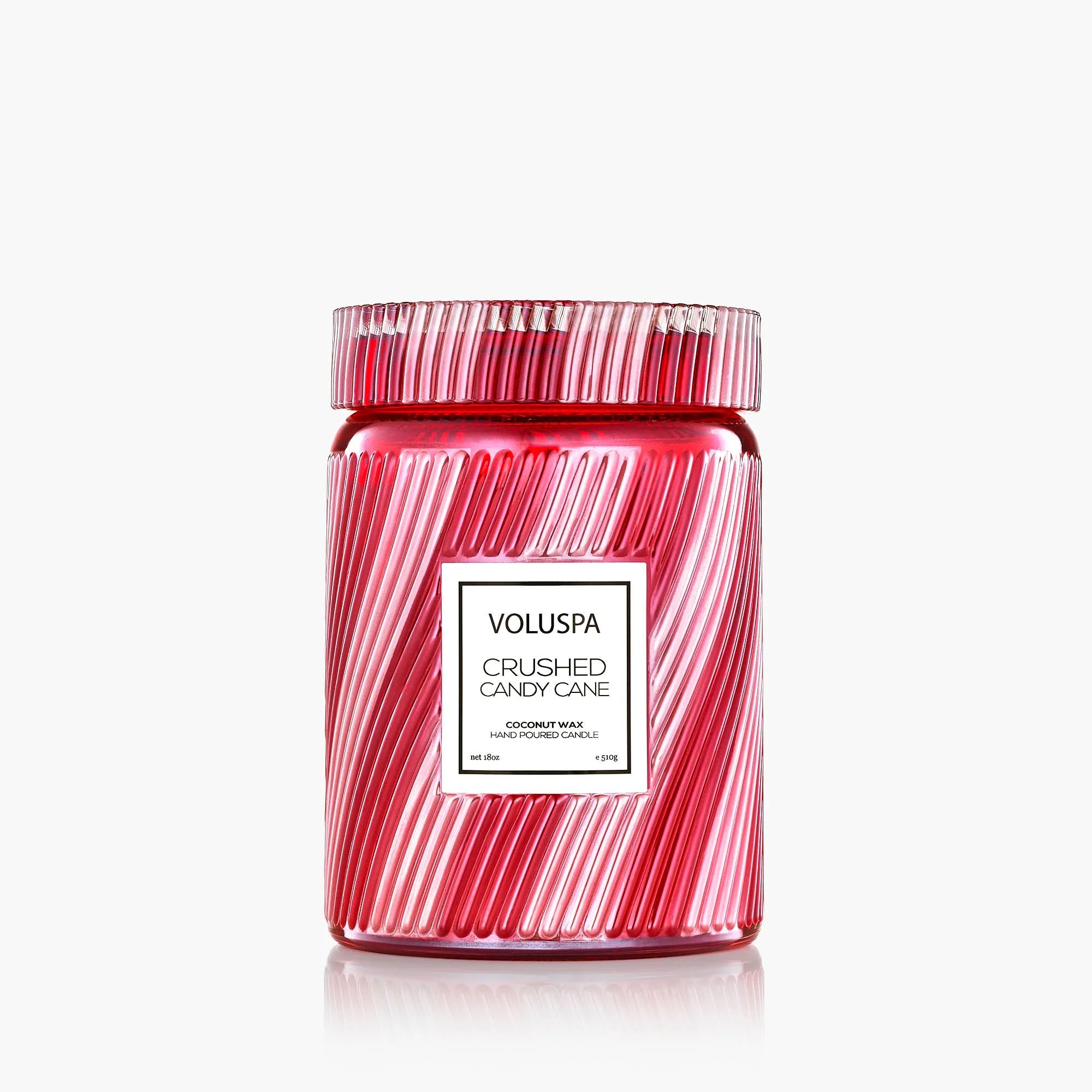 Crushed Candy Cane Large Jar Candle