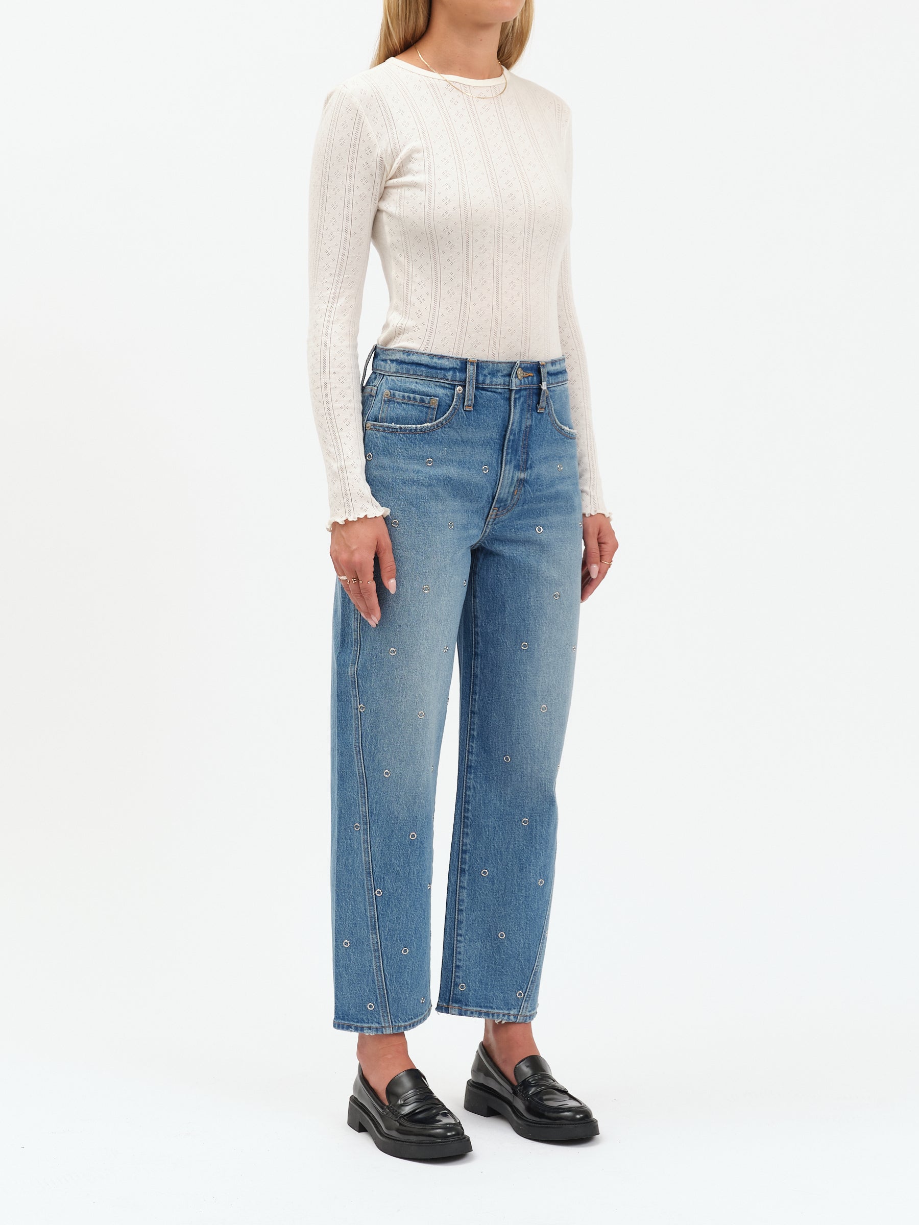 WESTWARD HIGH RISE BARREL LEG