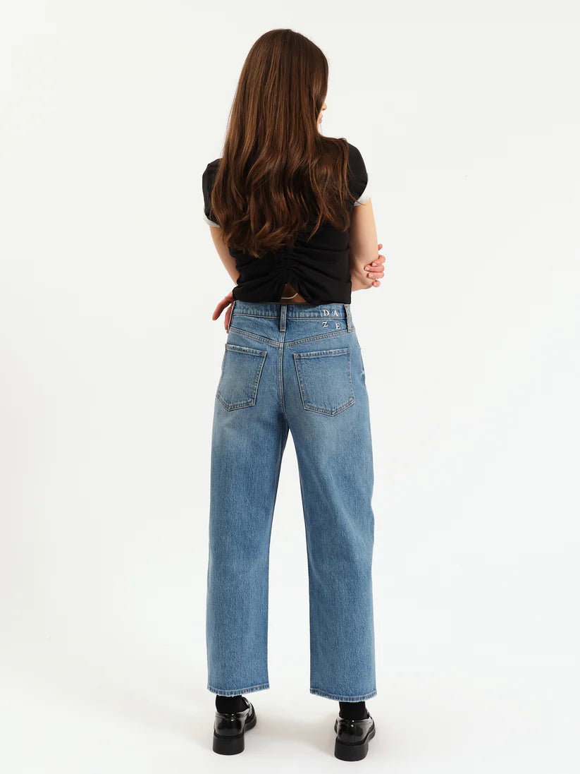 Westward Embellished Barrel Leg Jean