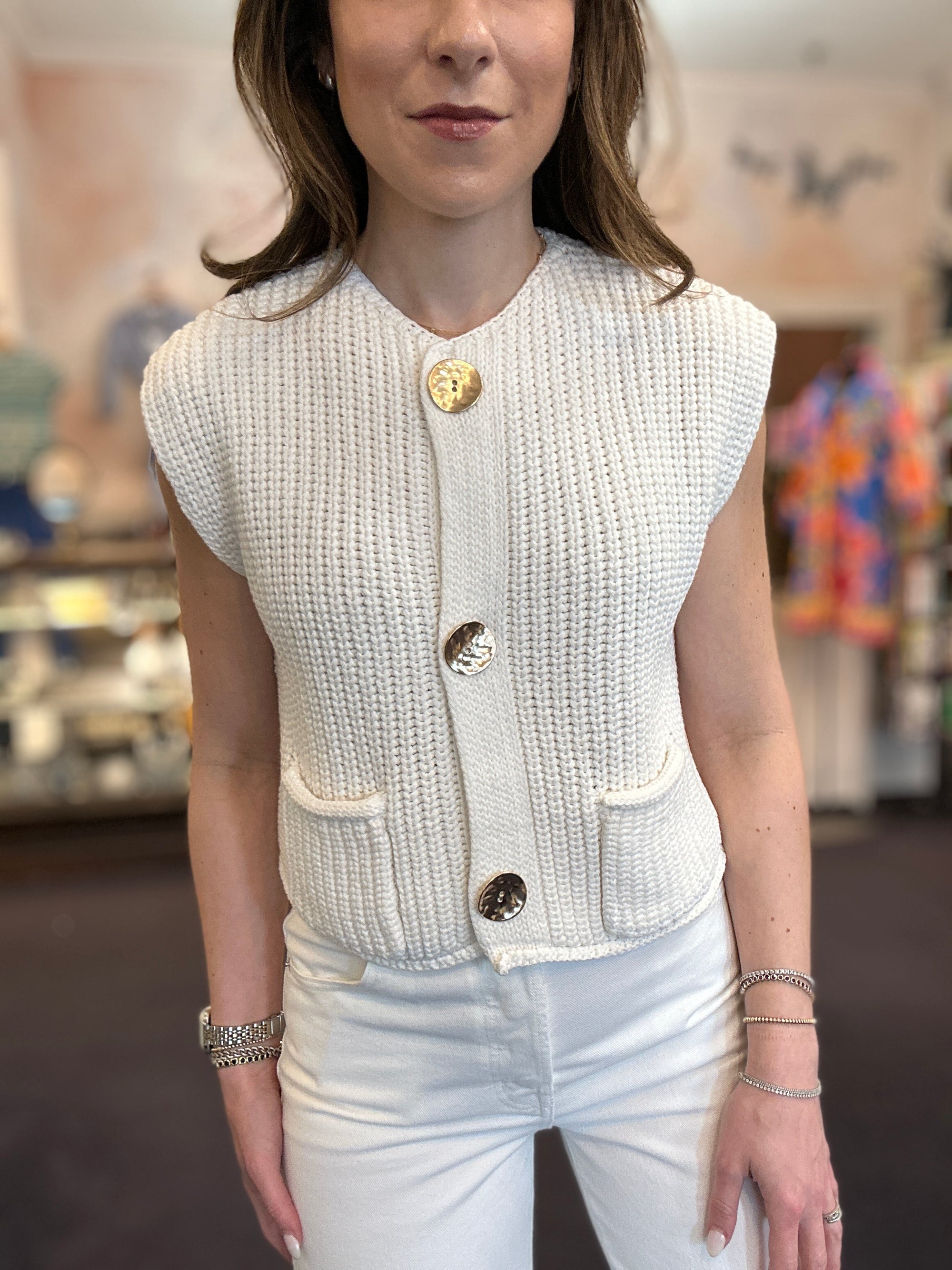 Honora Sleeveless Cardi