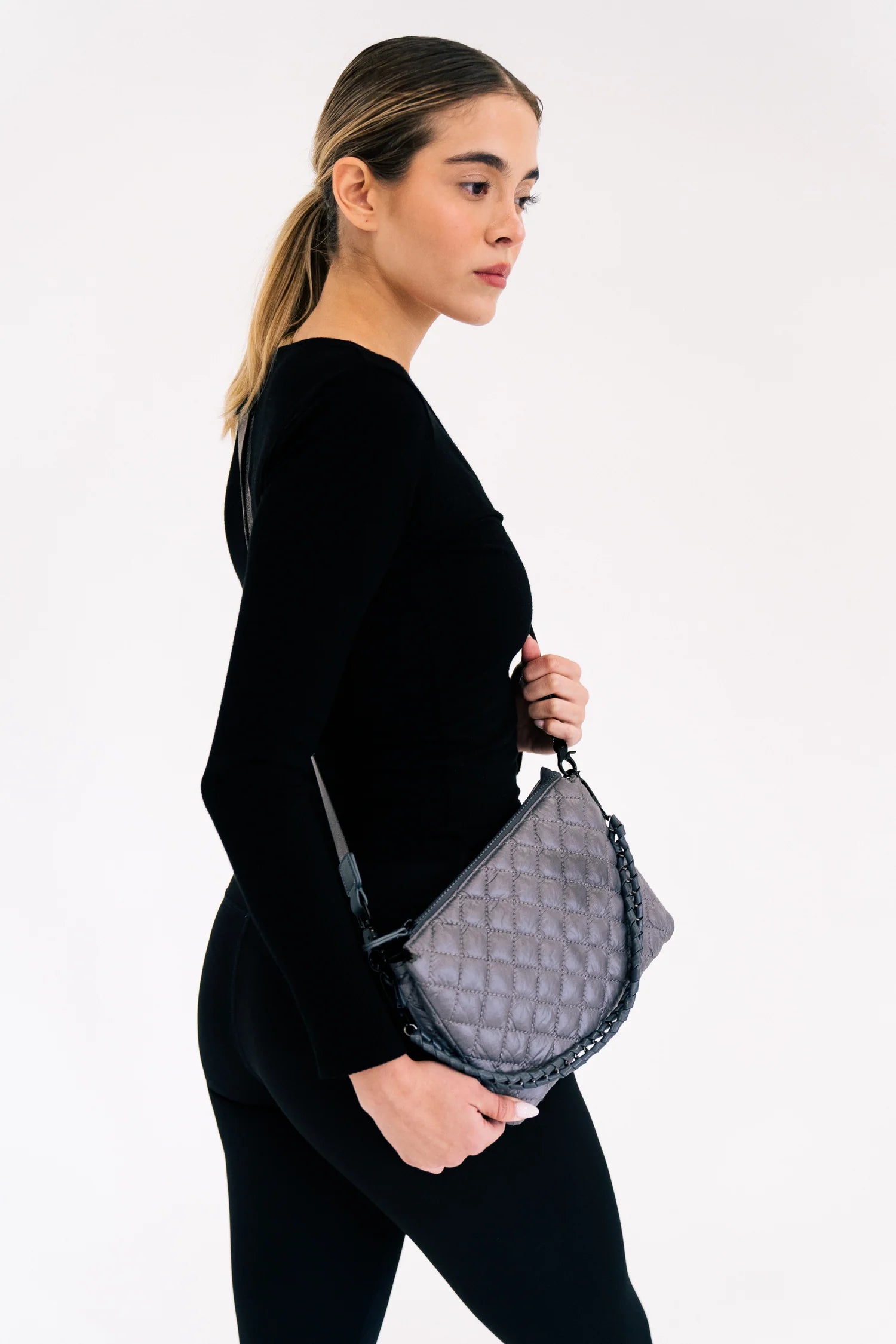 Quilted Crossbody Convertible Bag