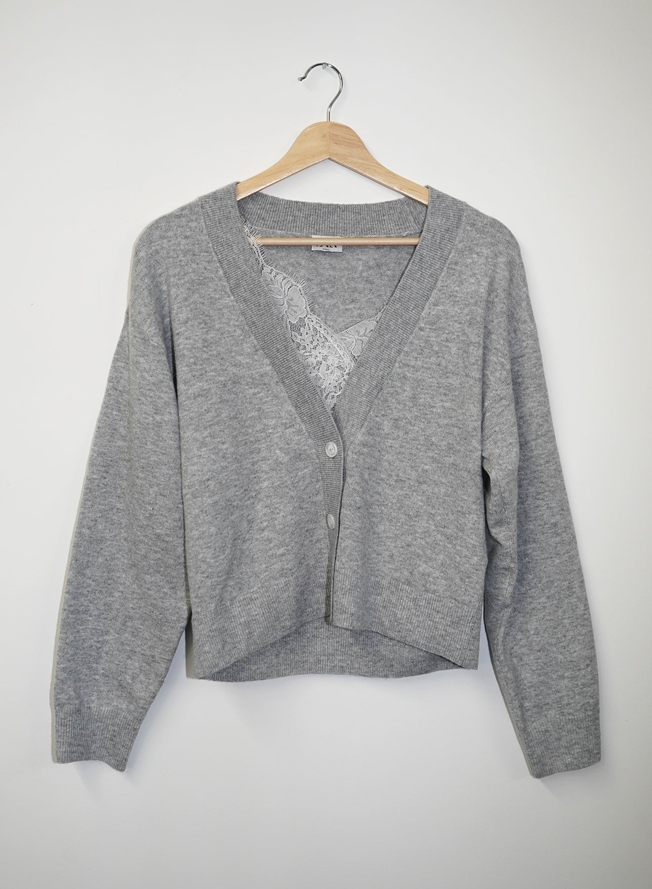 STERLING LACE TRIM SWEATER