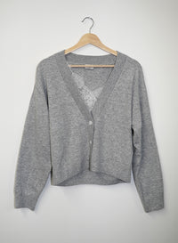 STERLING LACE TRIM SWEATER