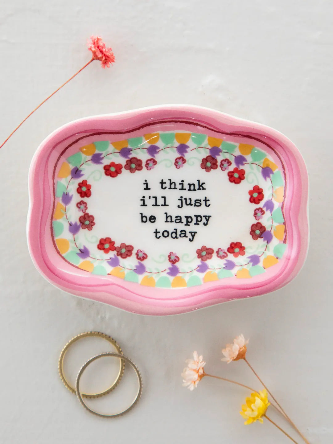 Just Be Happy Dish