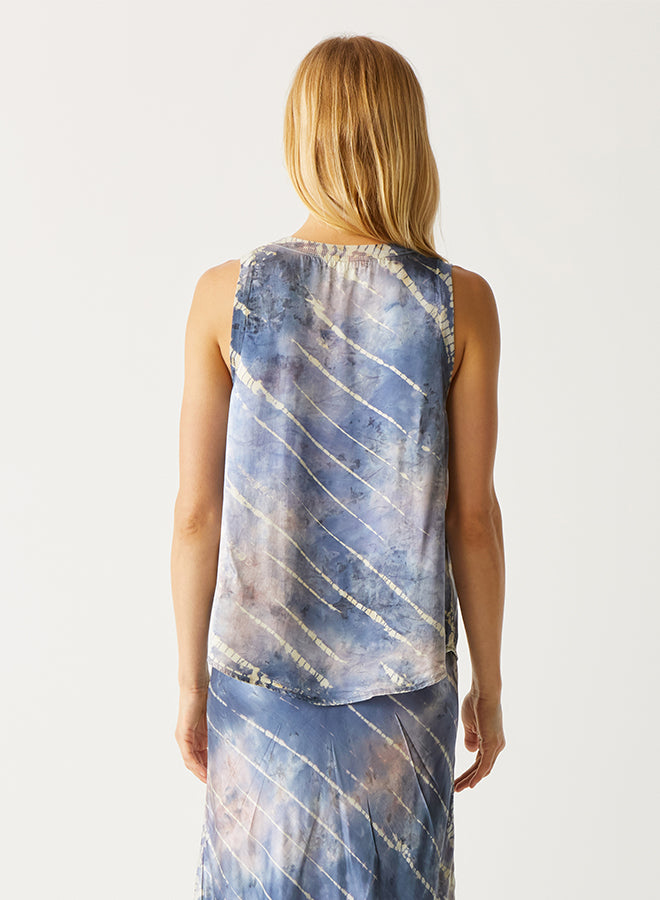 Tie Dye Shay Satin Tank