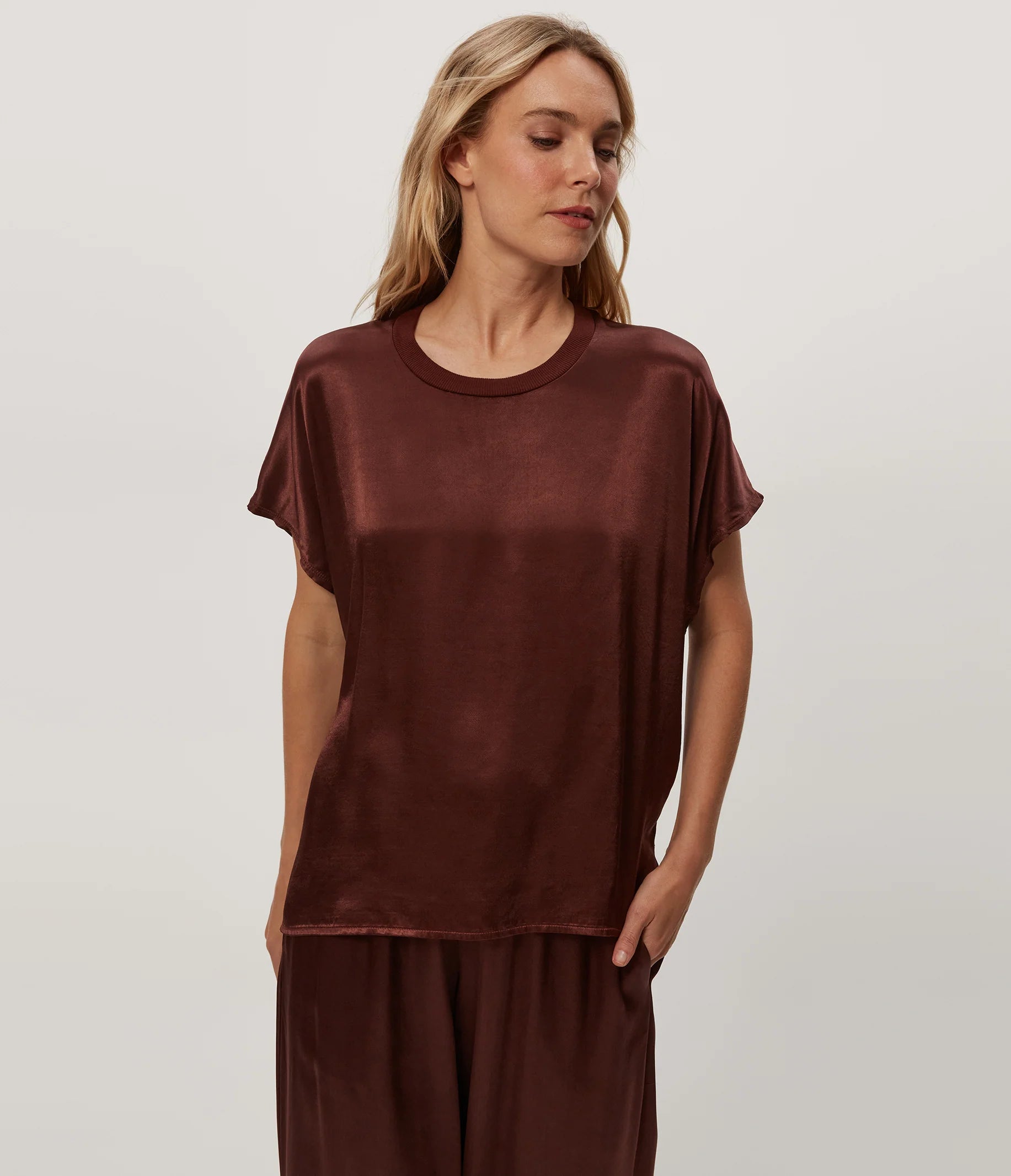 Satin Flow Tee