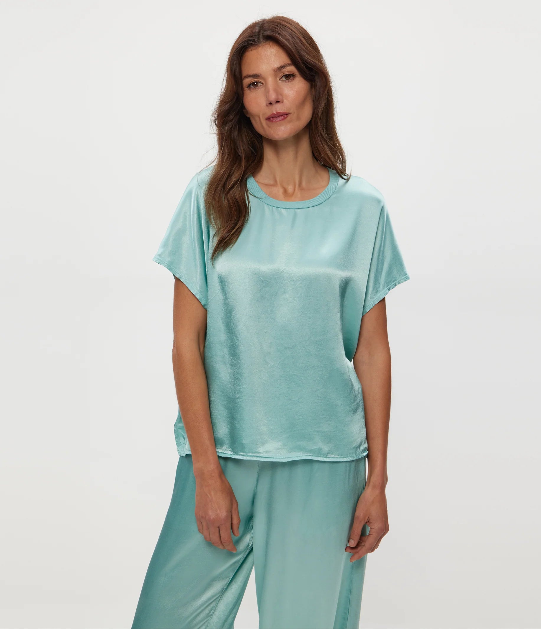 Satin Flow Tee