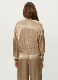 LULU SATIN SWEATSHIRT