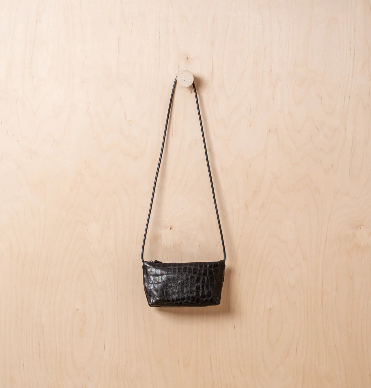 Lorrie Crossbody Clutch - Black Mosaic Cobra