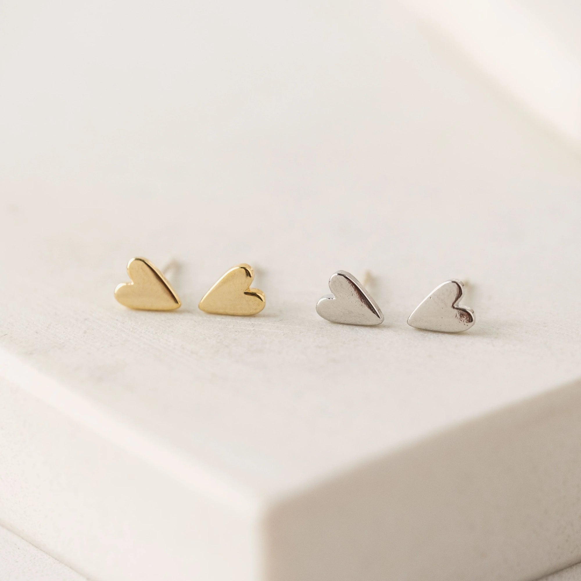 Everly Heart Studs