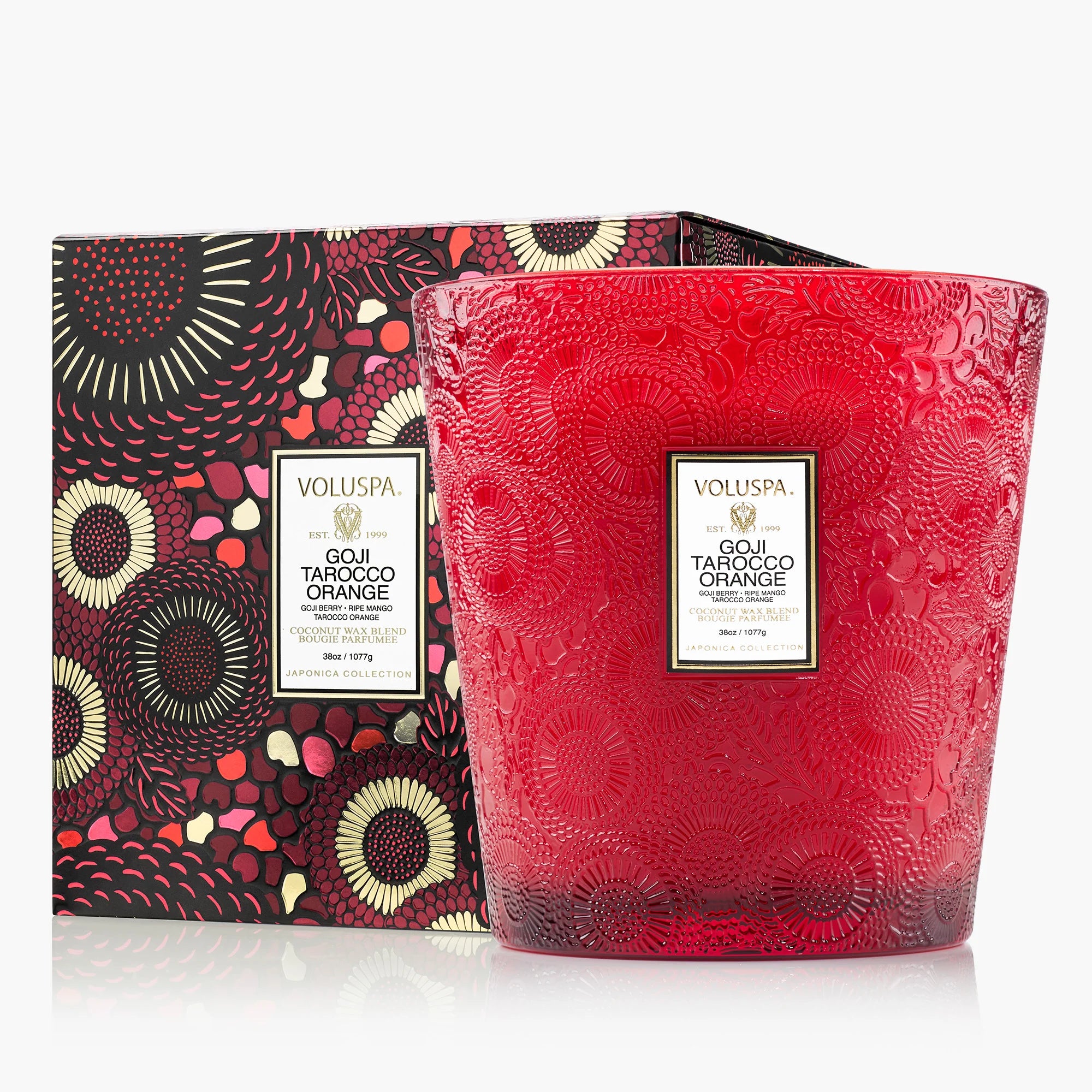Goji Tarocco Orange 3 Wick Hearth Candle