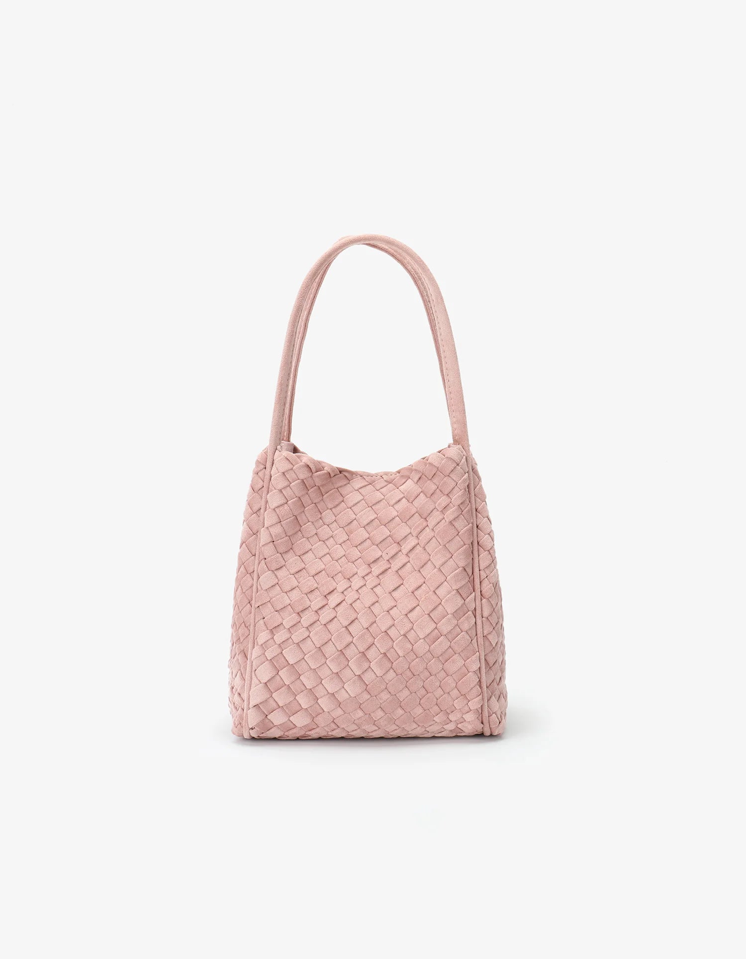 Hollace Woven Suede Mini Tote