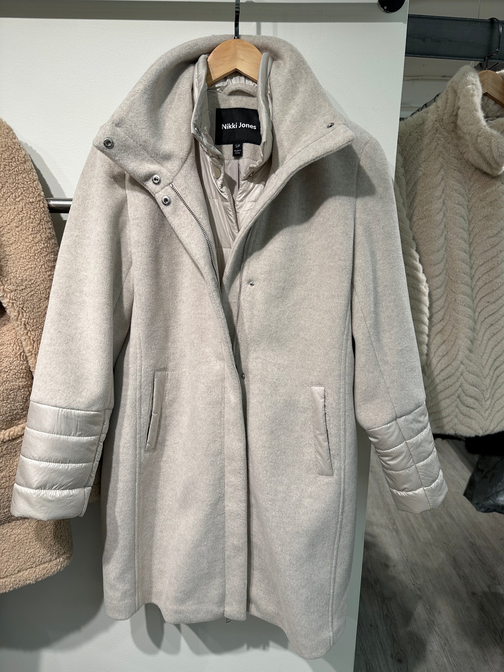 Faux Layered Coat