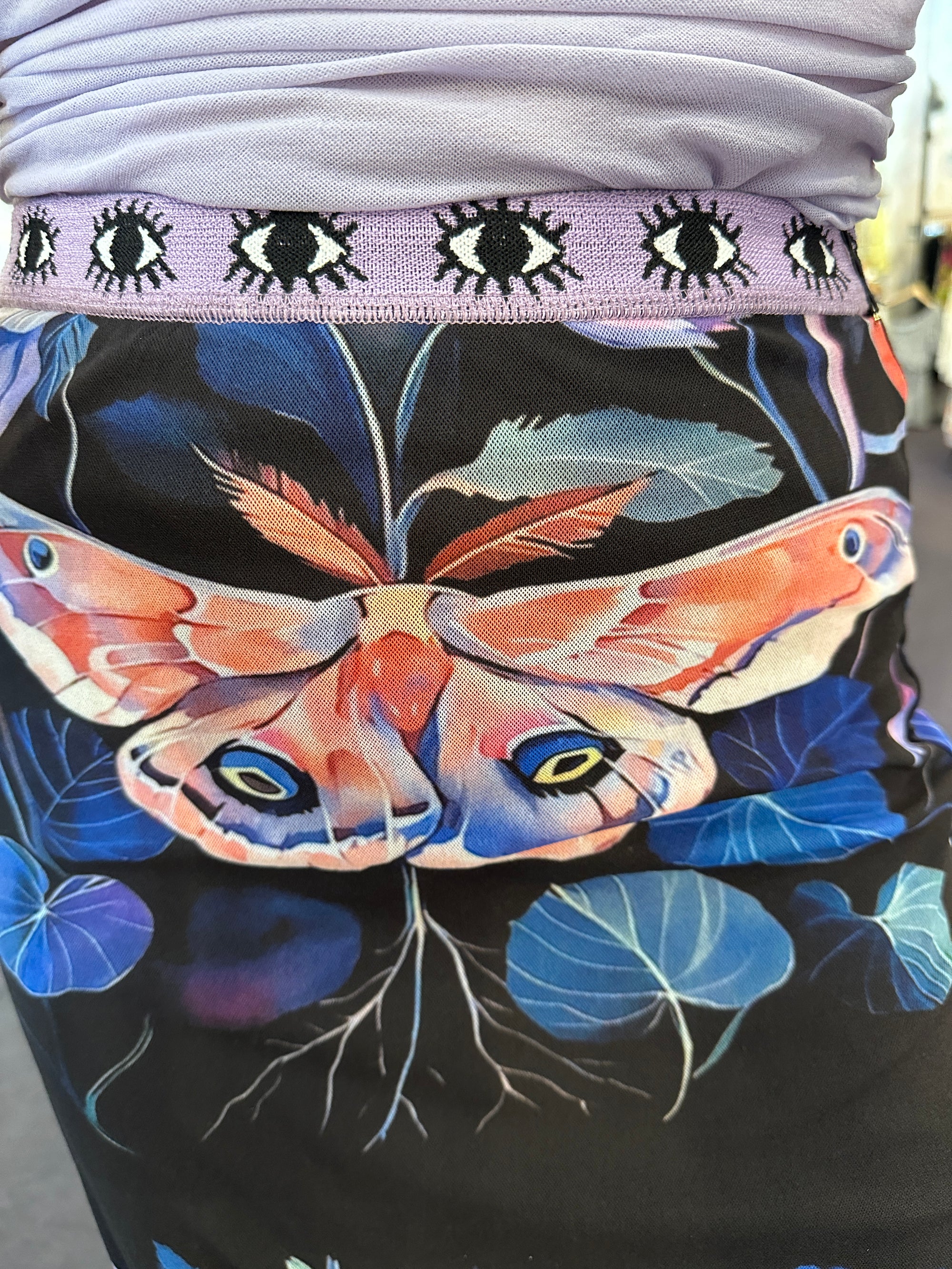 Butterfly Mesh Skirt