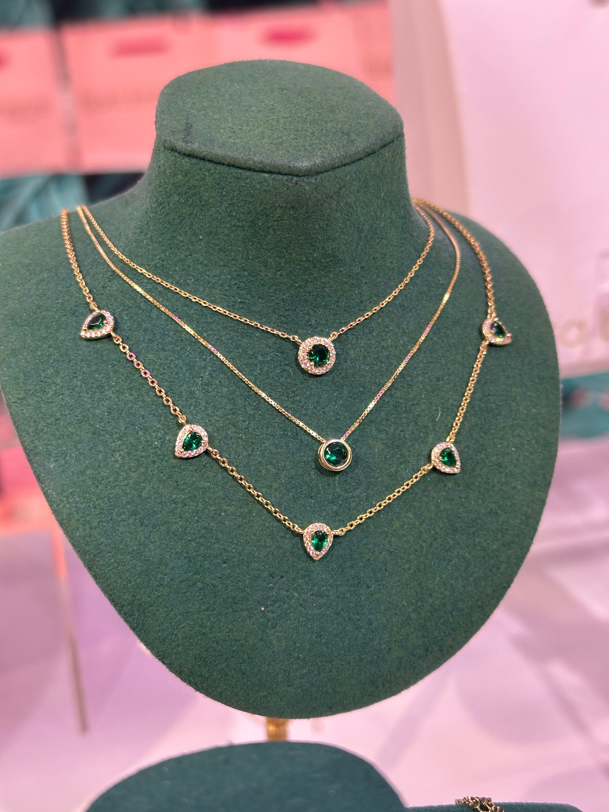 Elizabeth Emerald Necklace