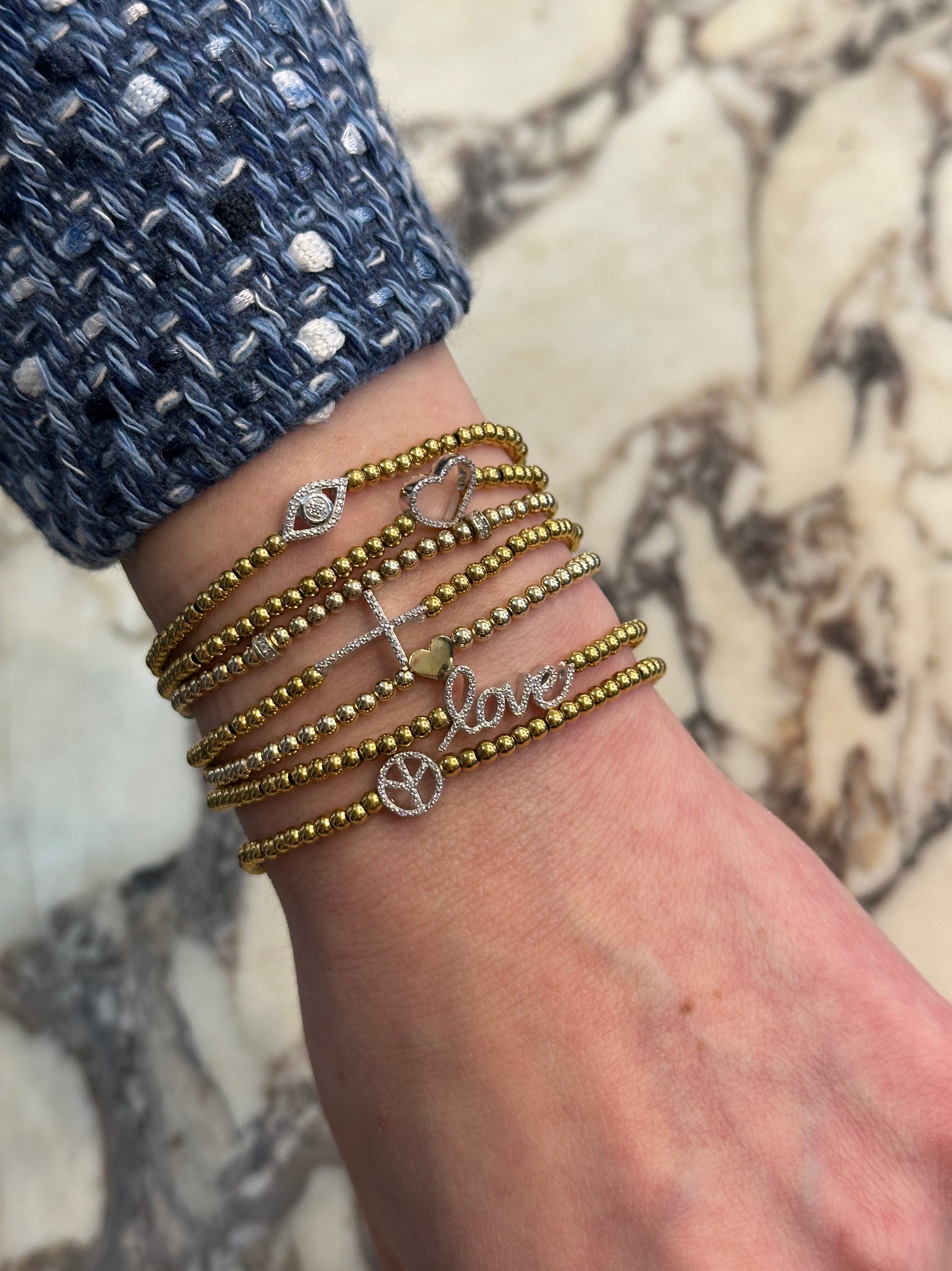 Believe Beaded Bracelet