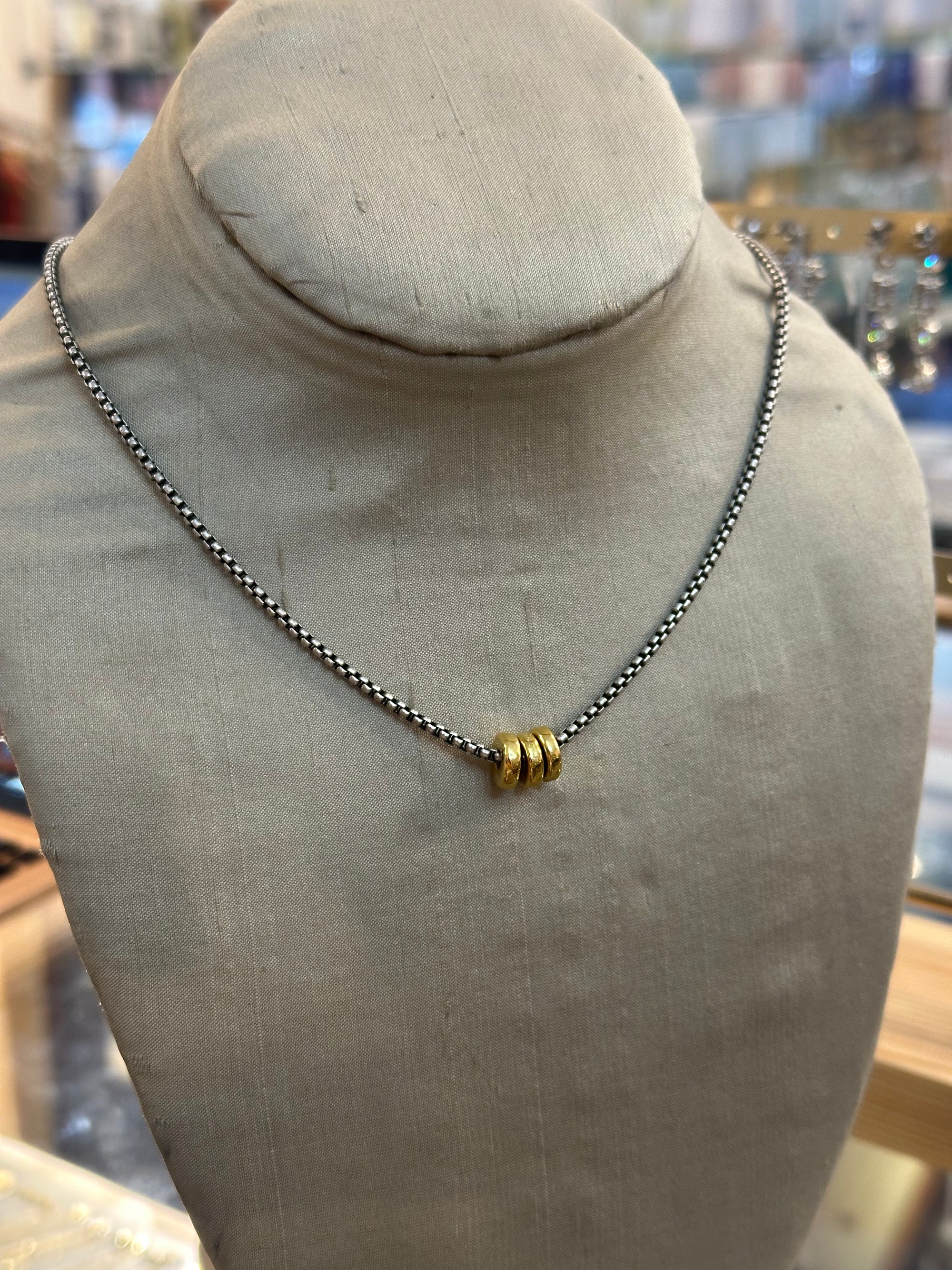 Mott Two Tone Necklace