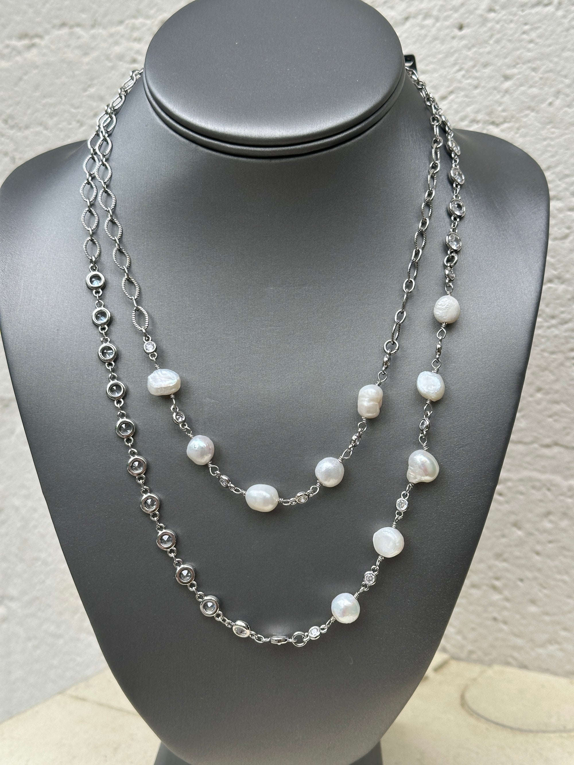 Fresh Water Pearl Long Necklace