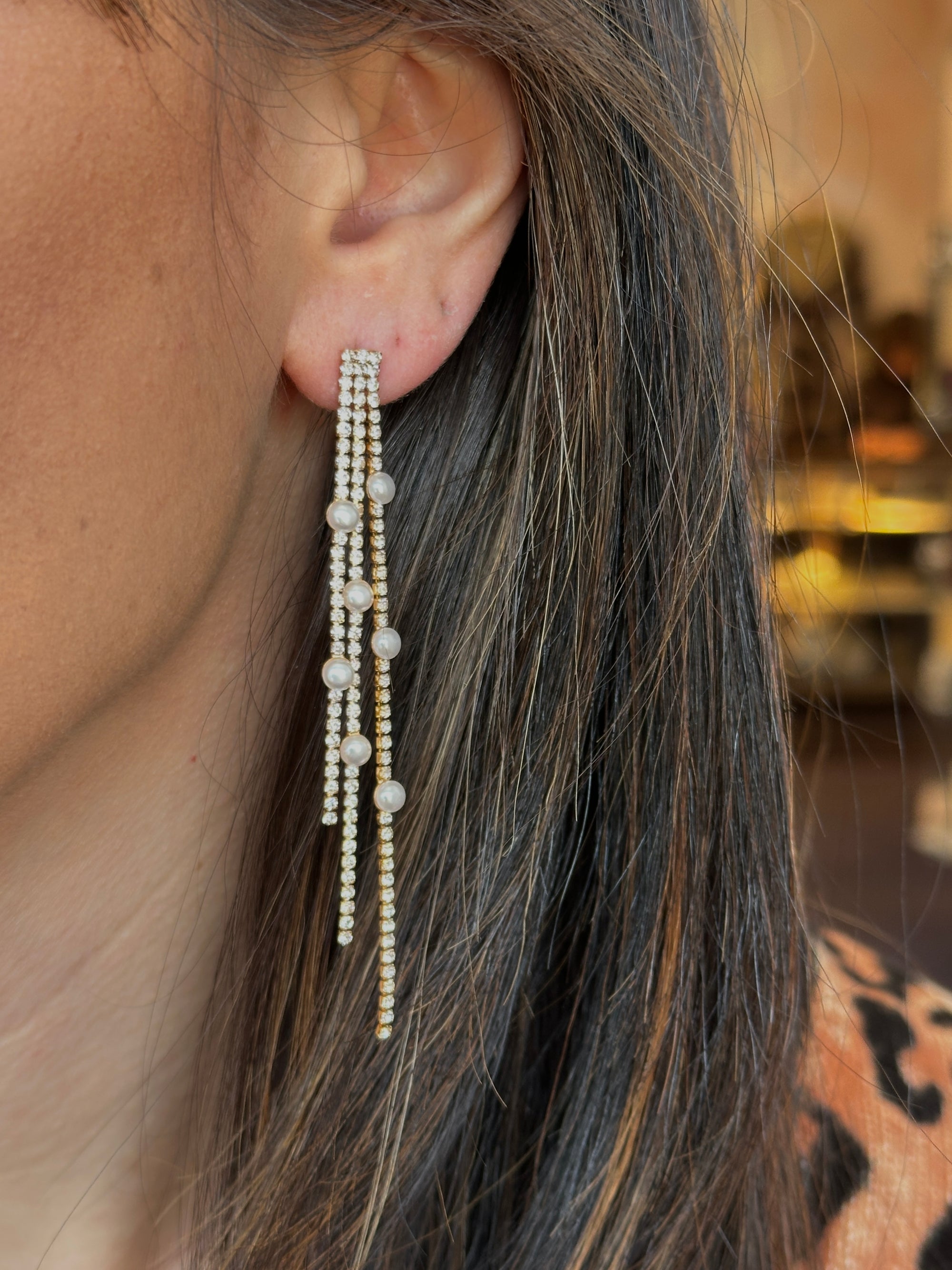 Pearl Statement Earring