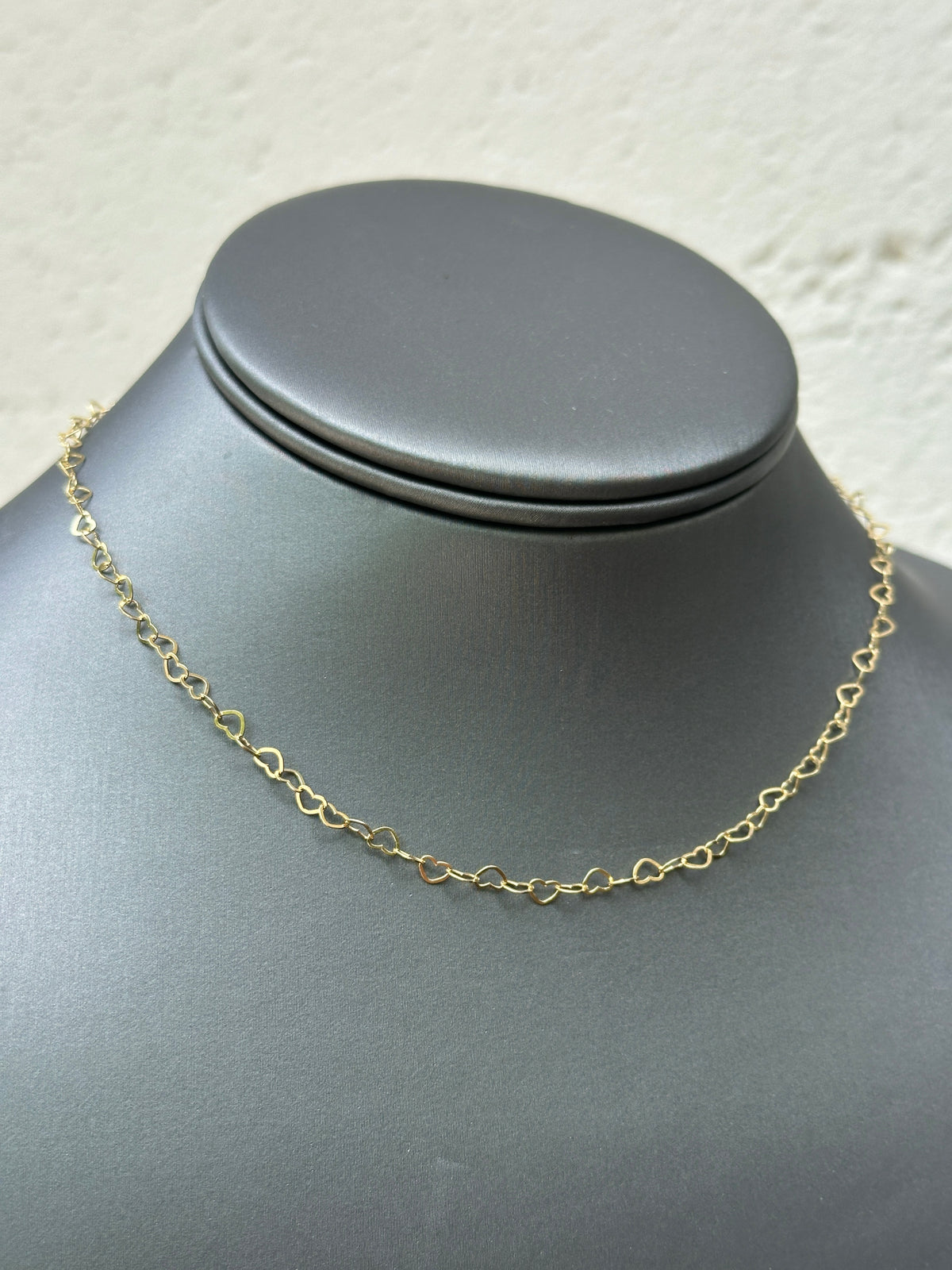 Tiny Heart Link Chain