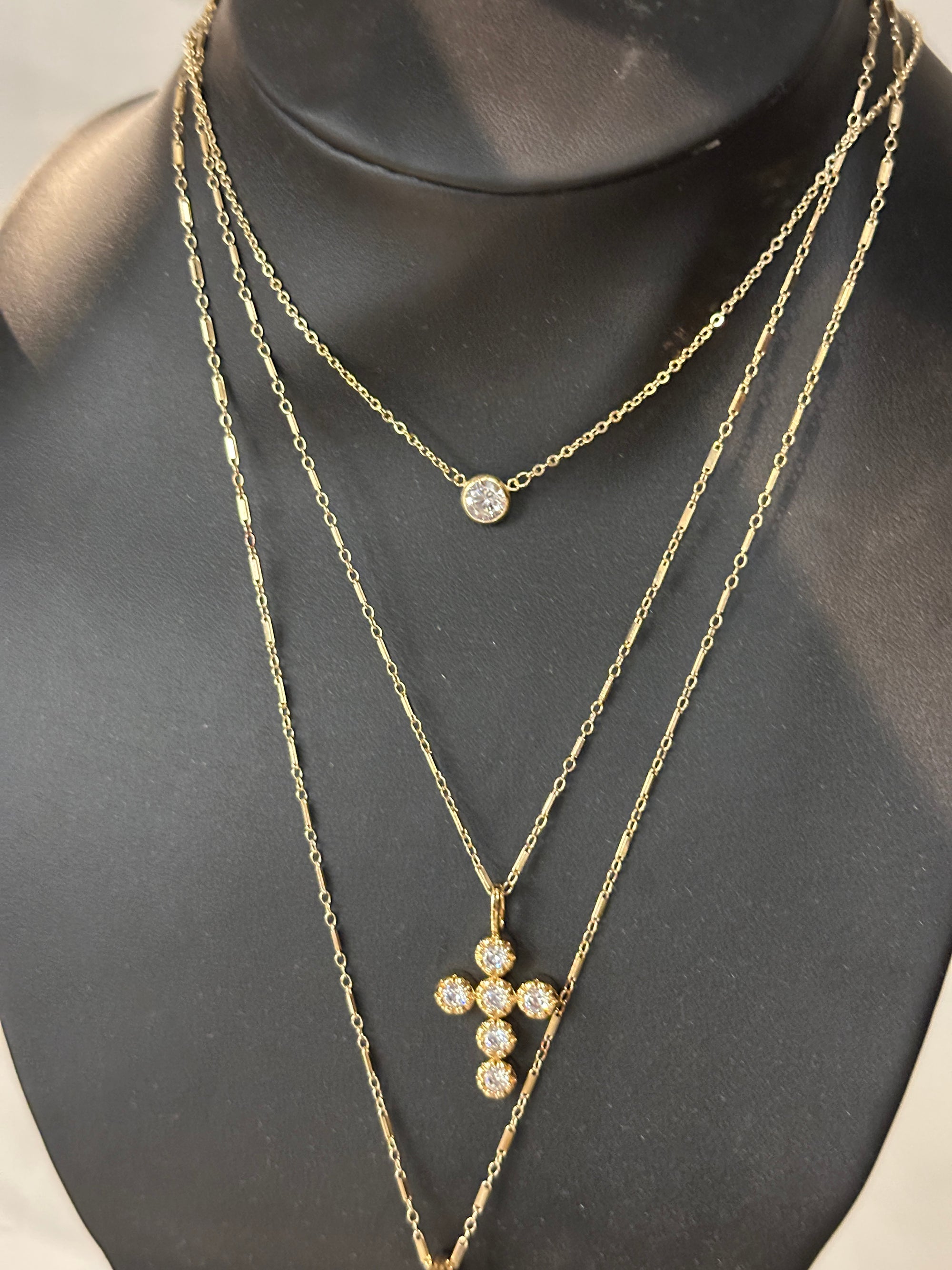 Stephanie Solitaire Necklace