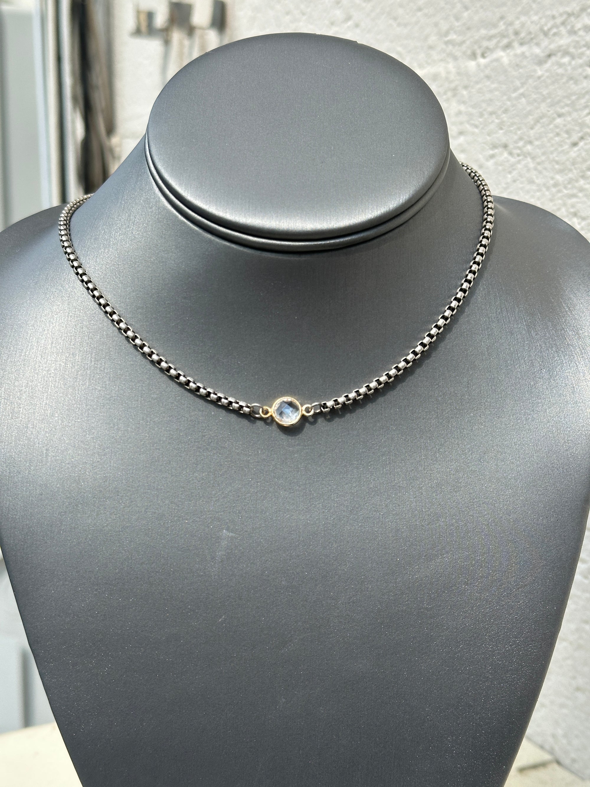 Single Gemstone Necklace