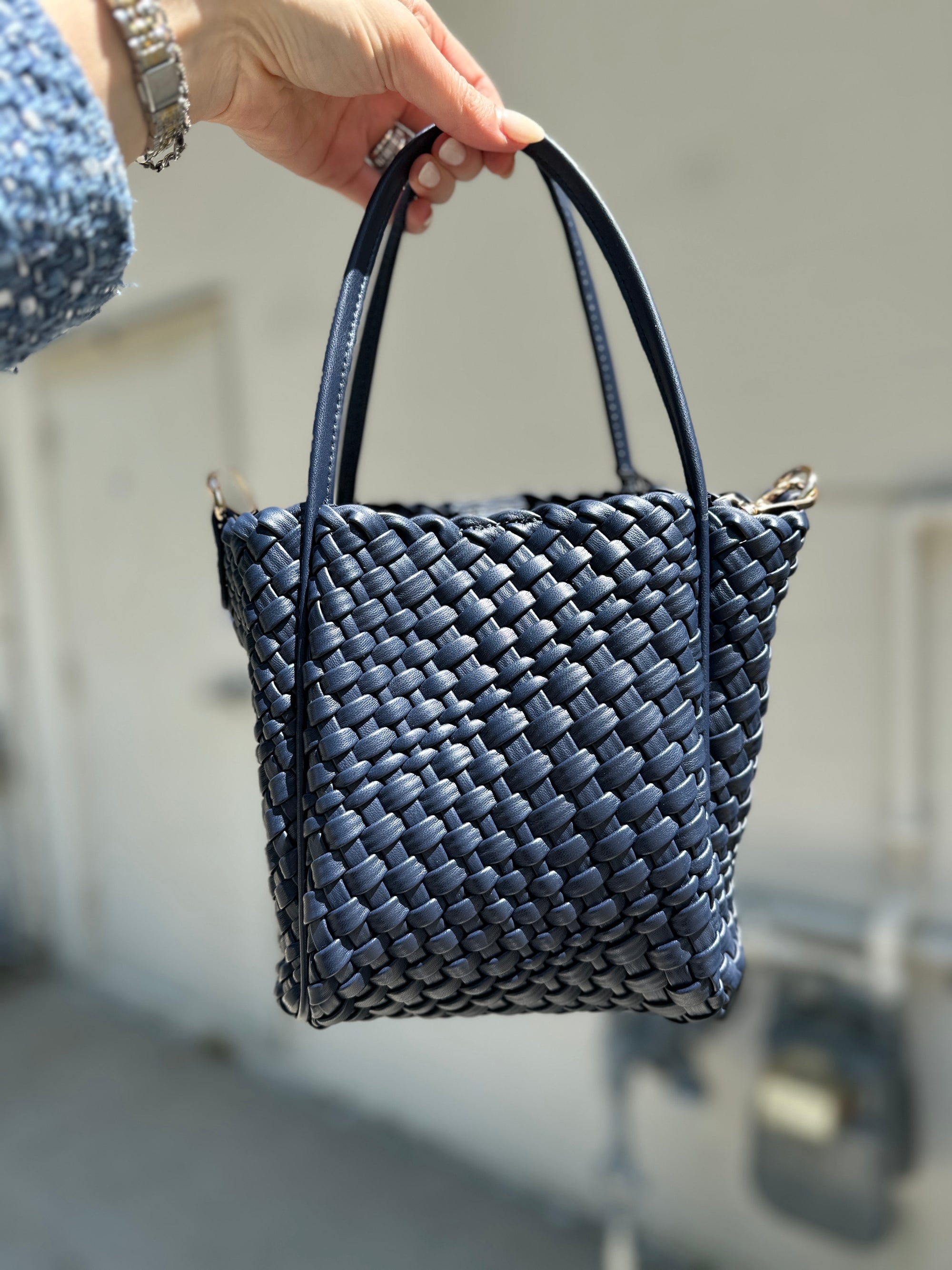 Hollis Woven Mini Tote