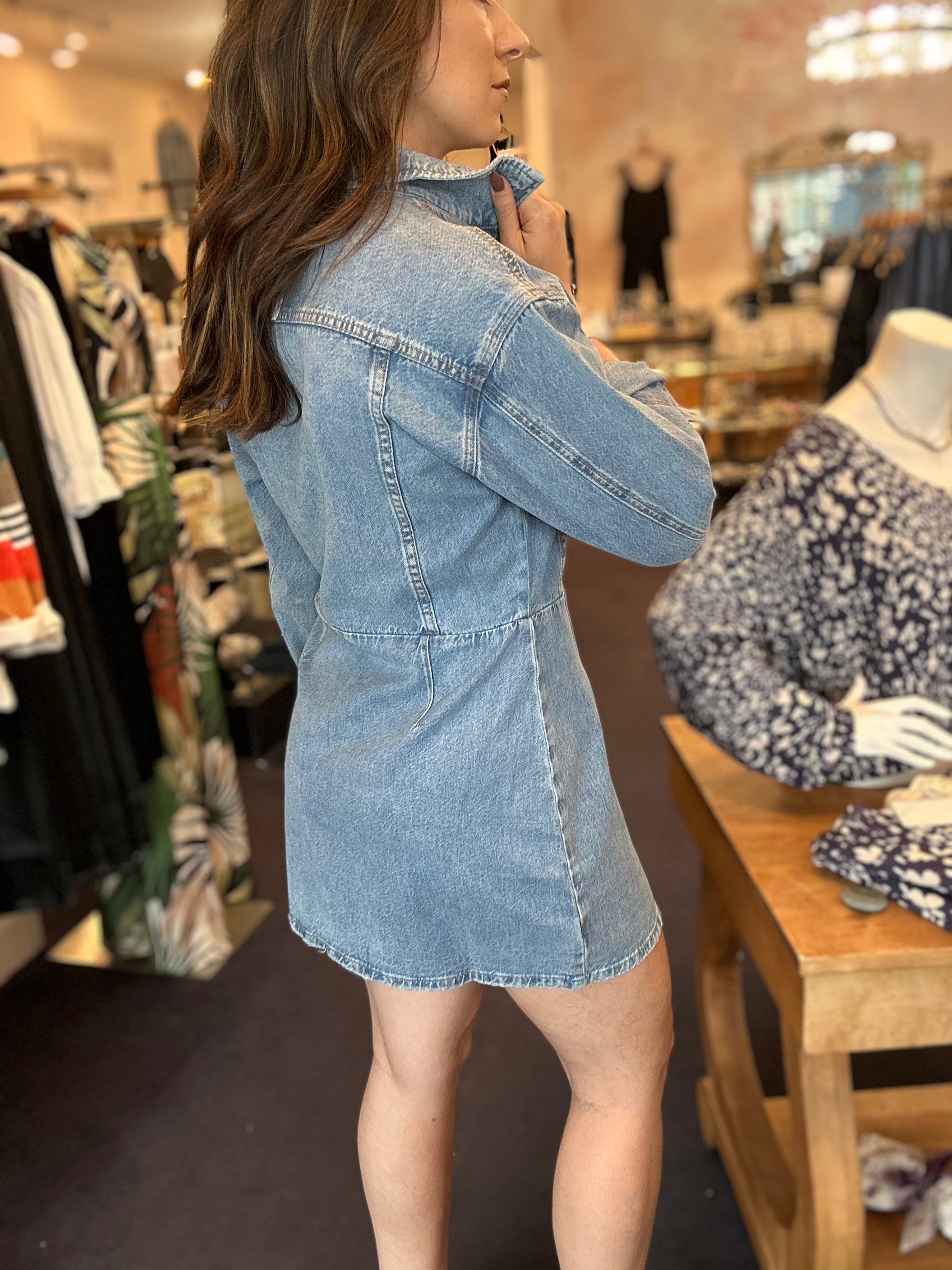 Denim Mini Dress