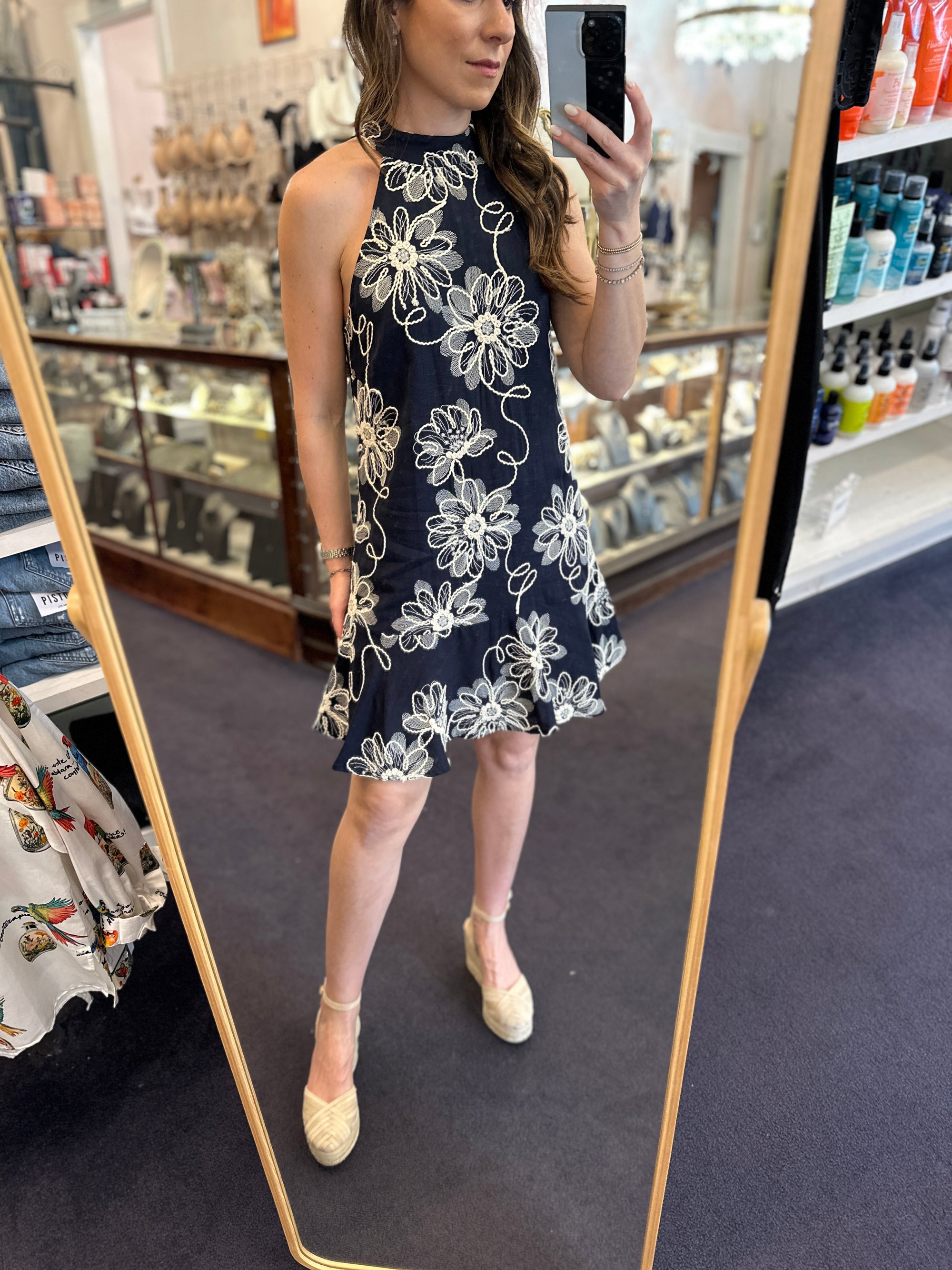 Brenda Embroidered Dress