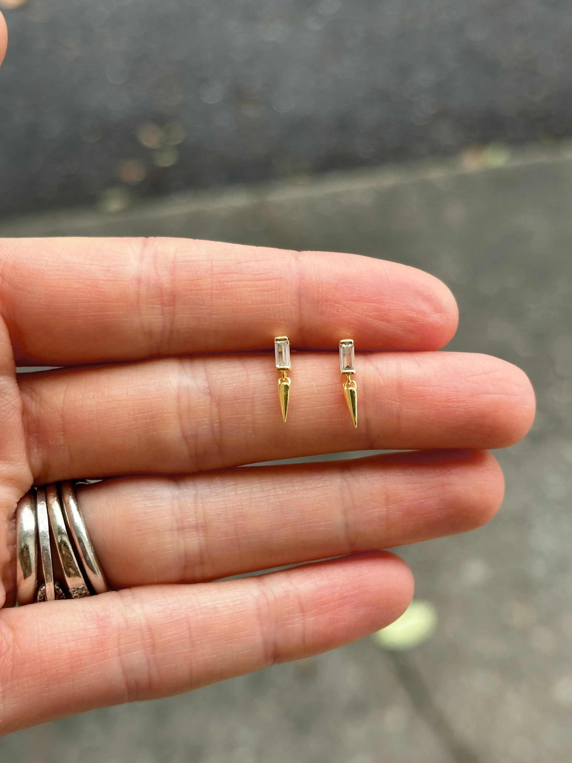 Spike Dangle Studs