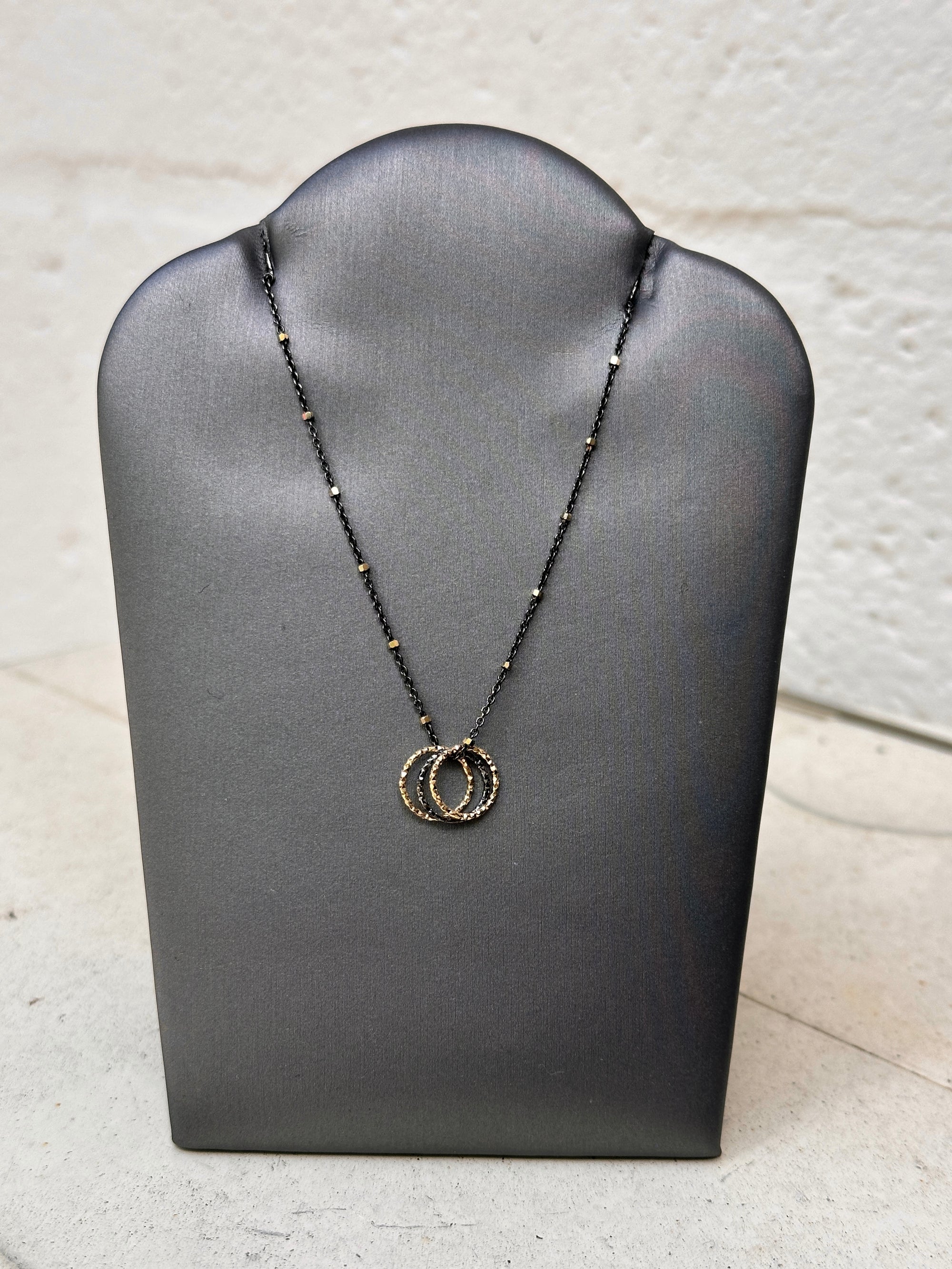 Triple Ring Necklace