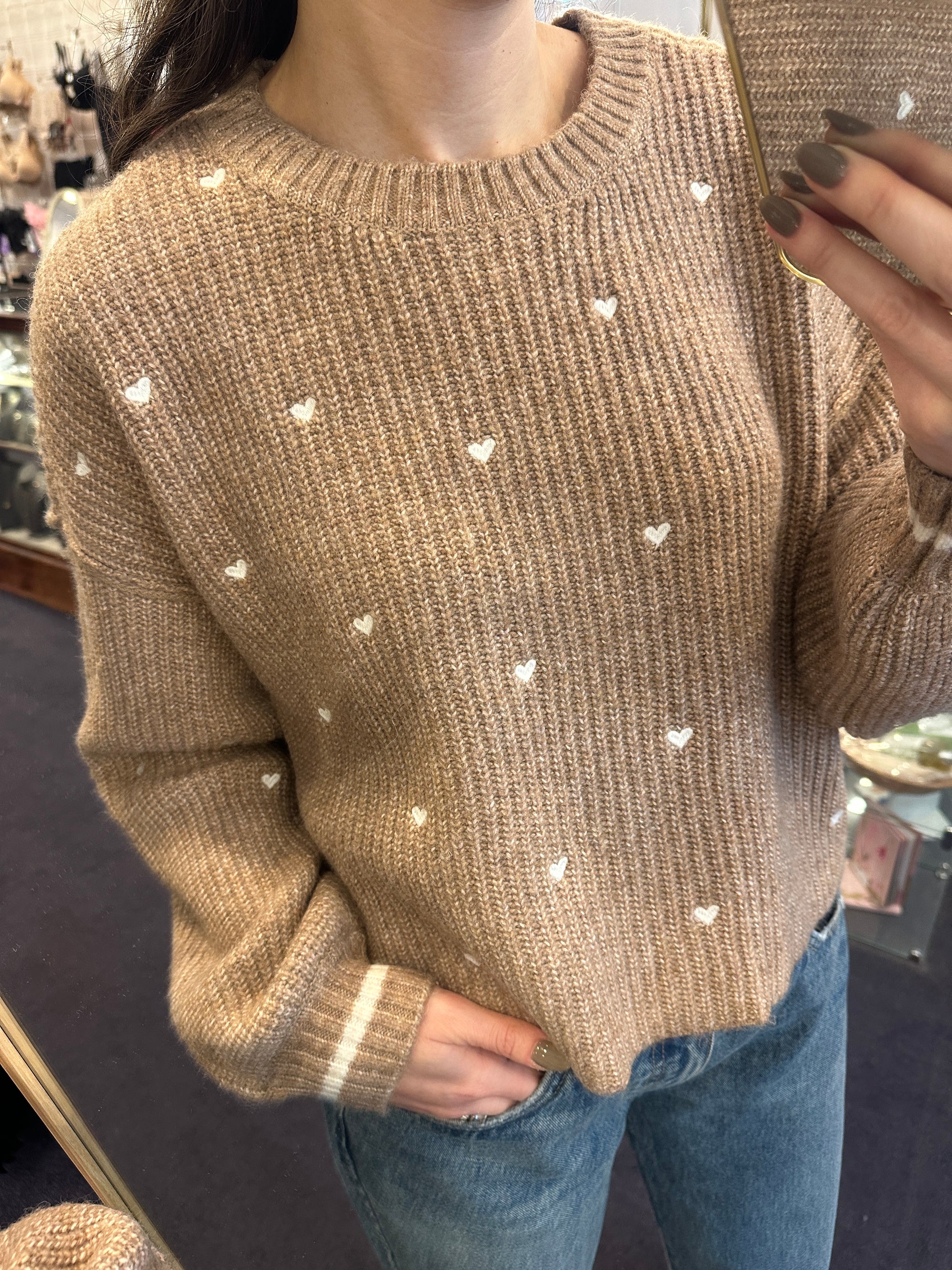 Charmer Hearts Sweater