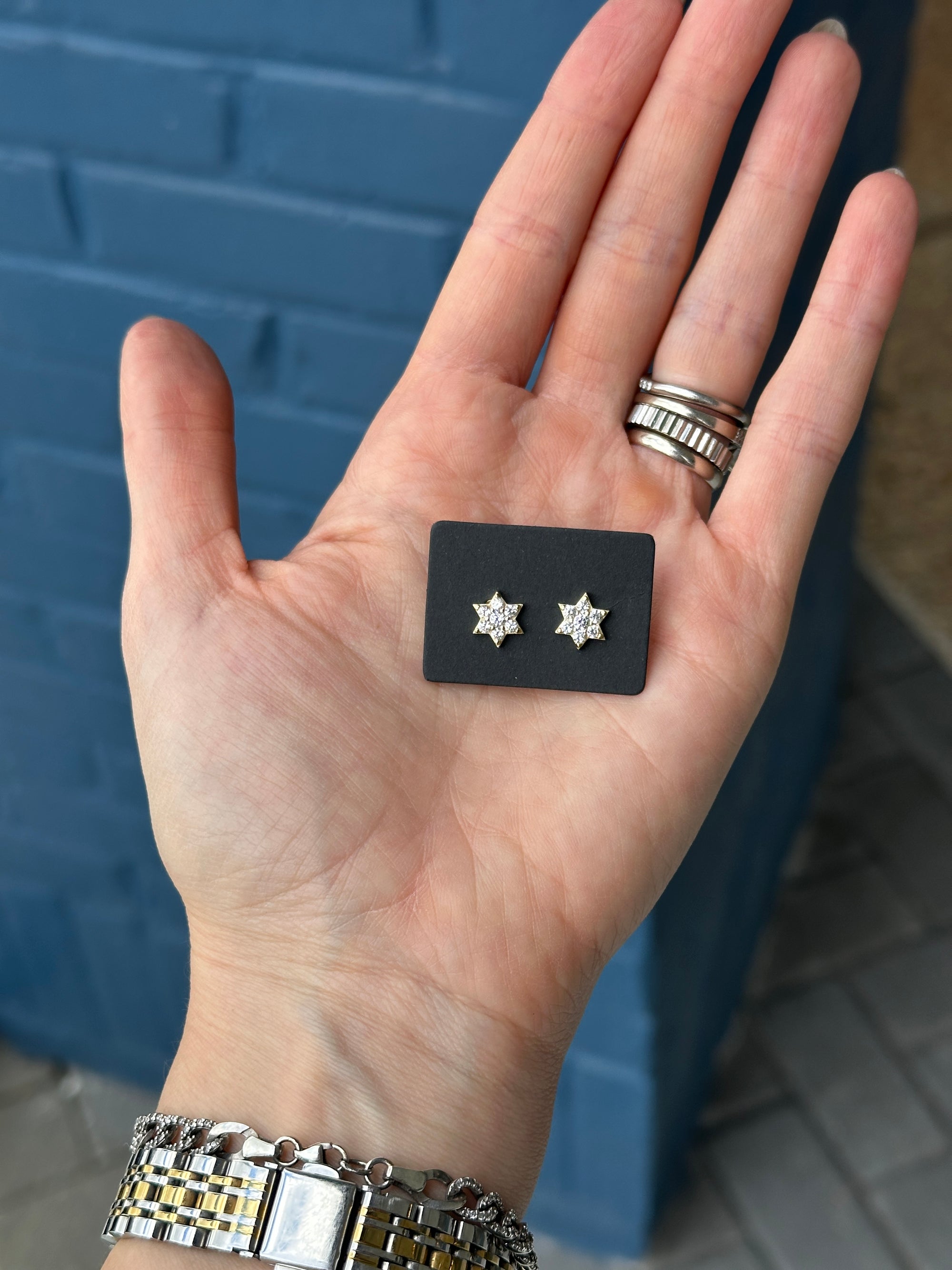 Star of David Studs