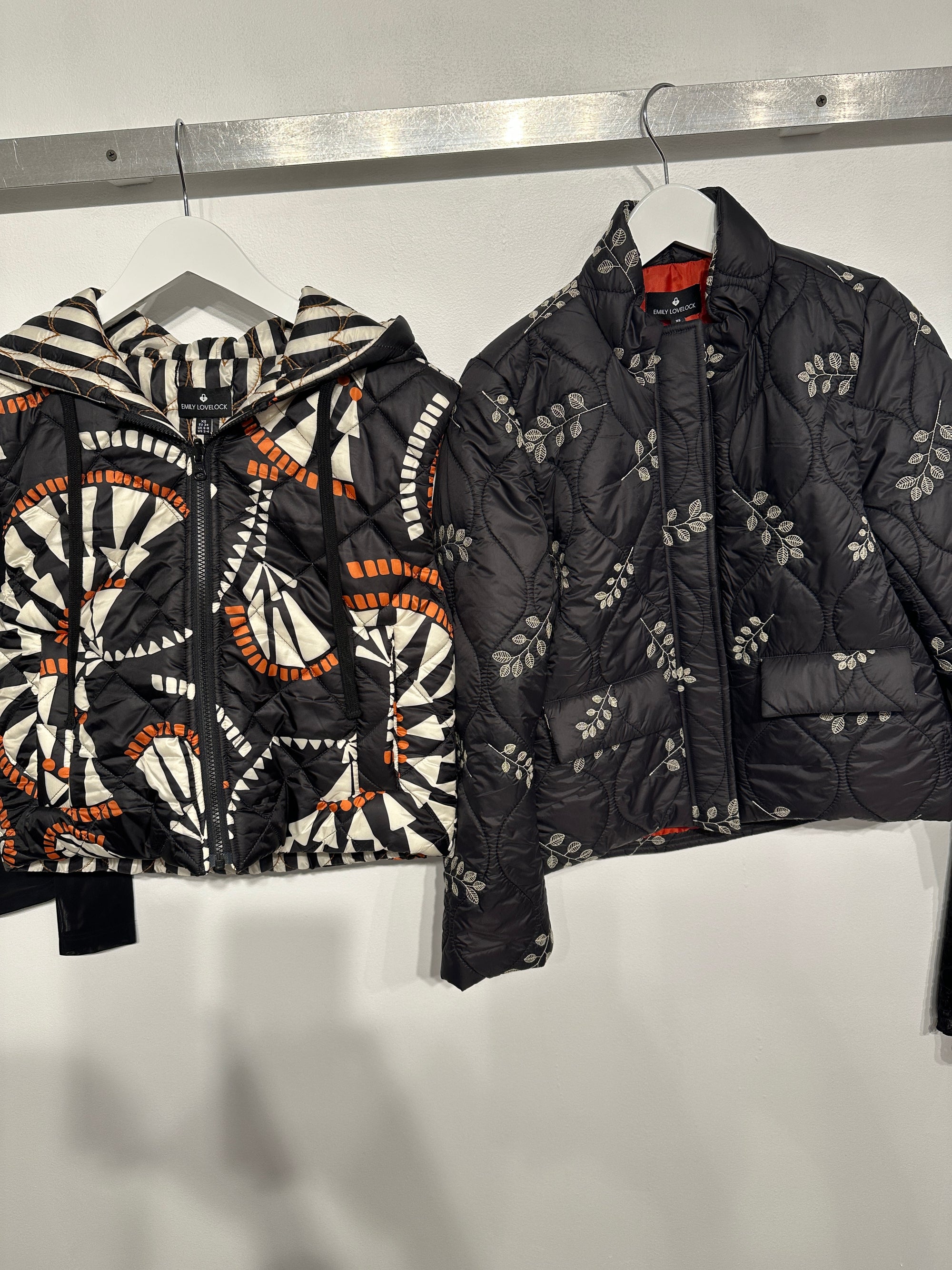 Embroidered Puffer Jacket