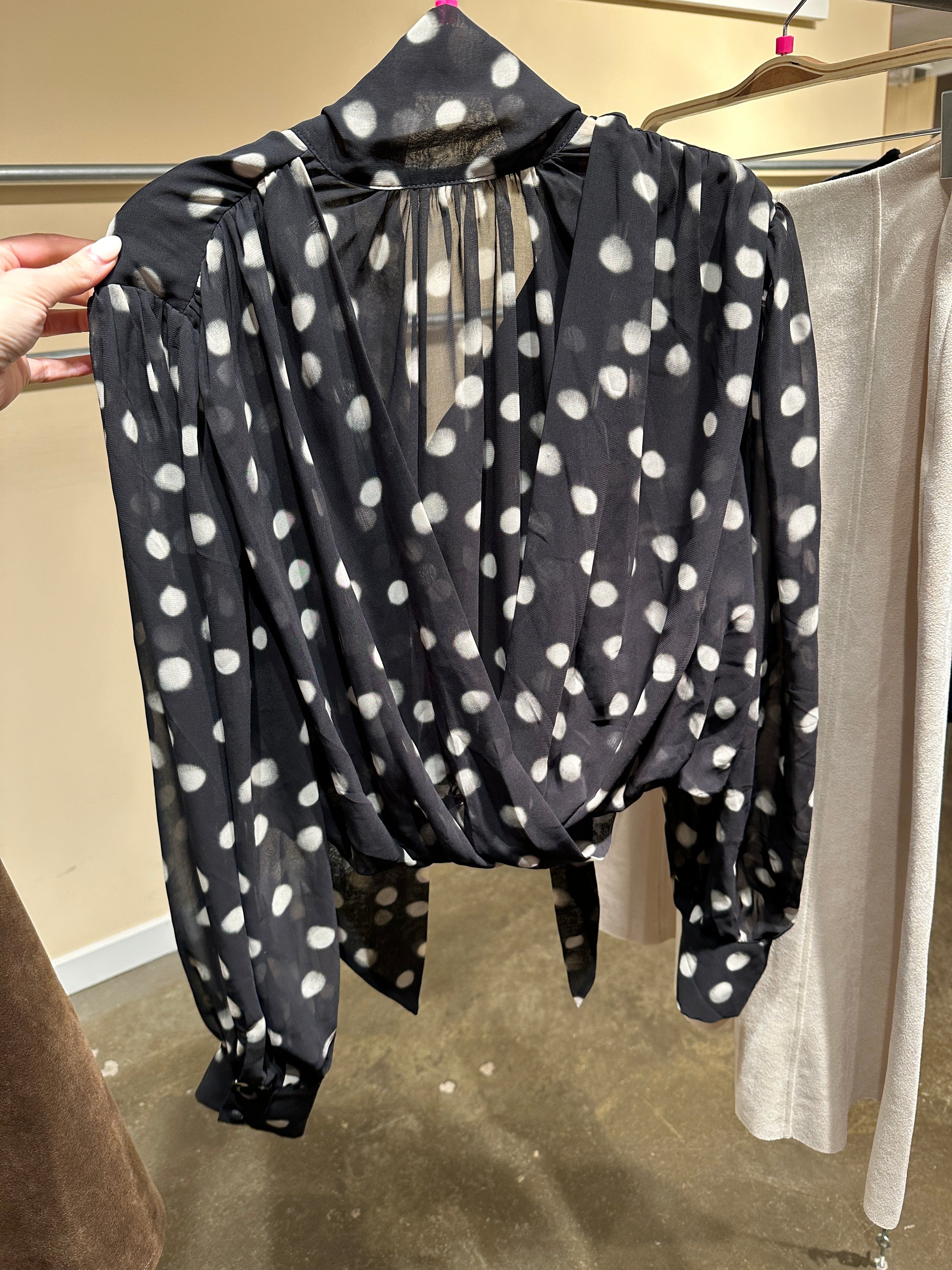 Black & White Spots Top