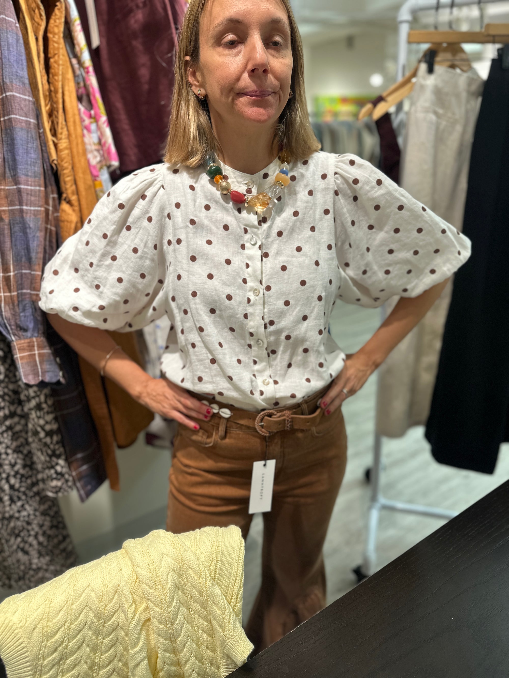 Linen Bubble Shirt