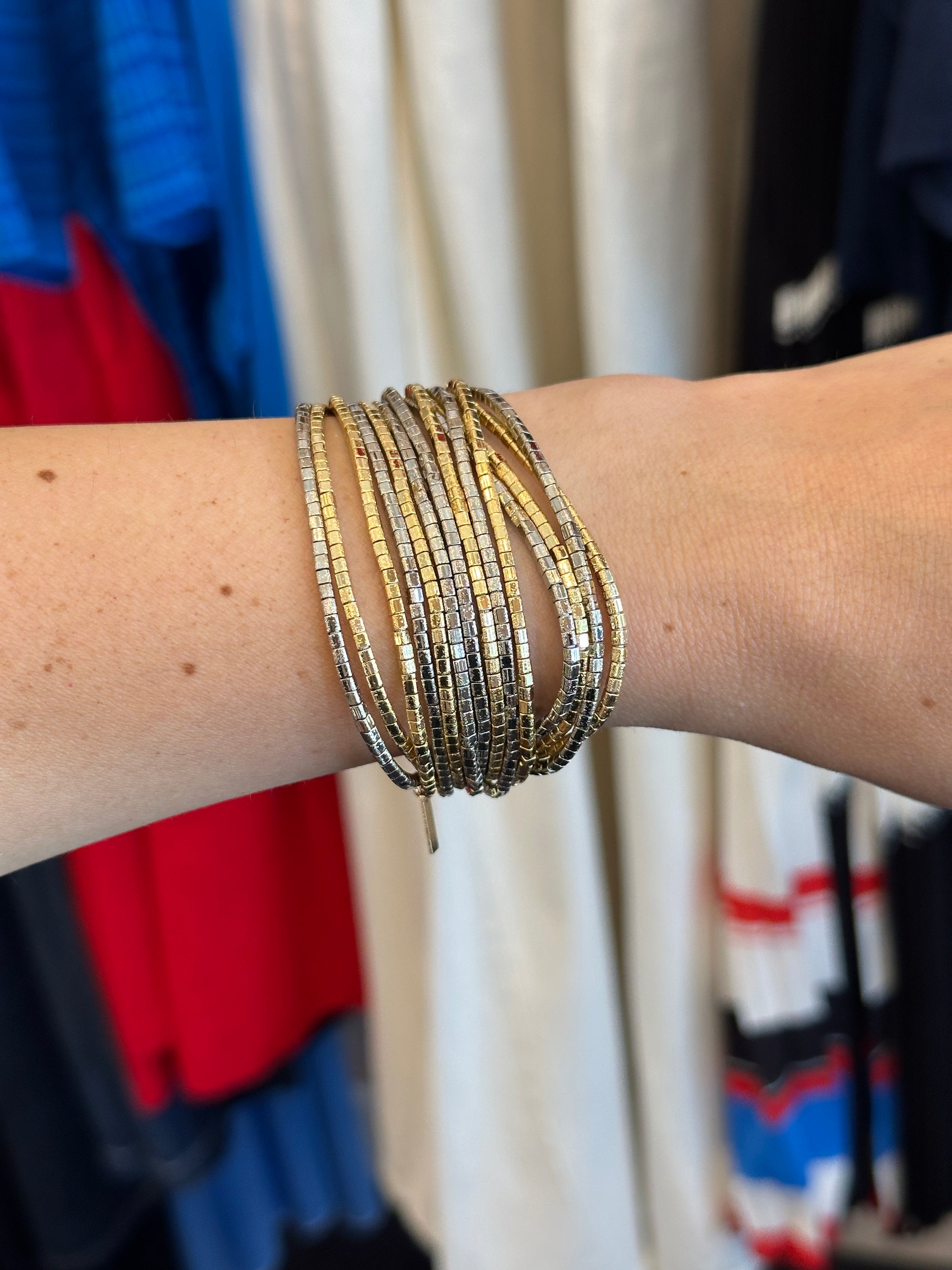 Khalida Two Tone Bracelet