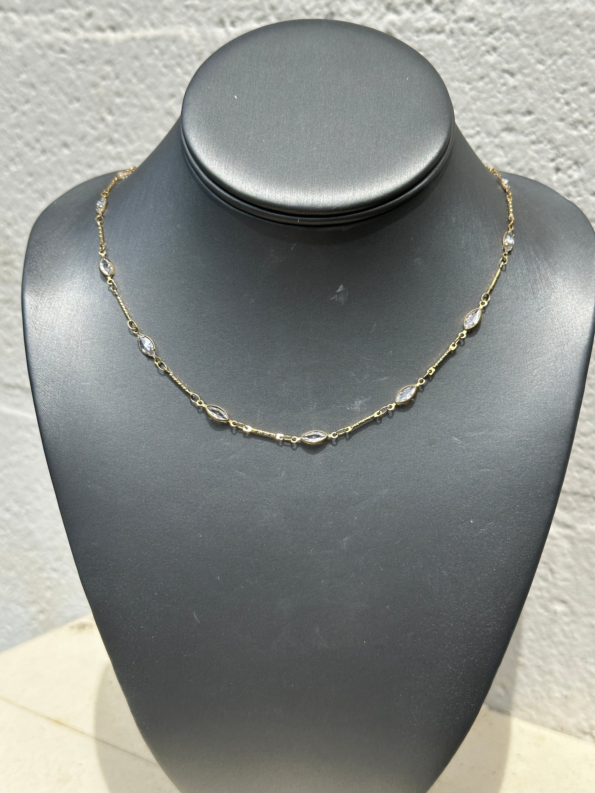 Crystal Chain Necklace