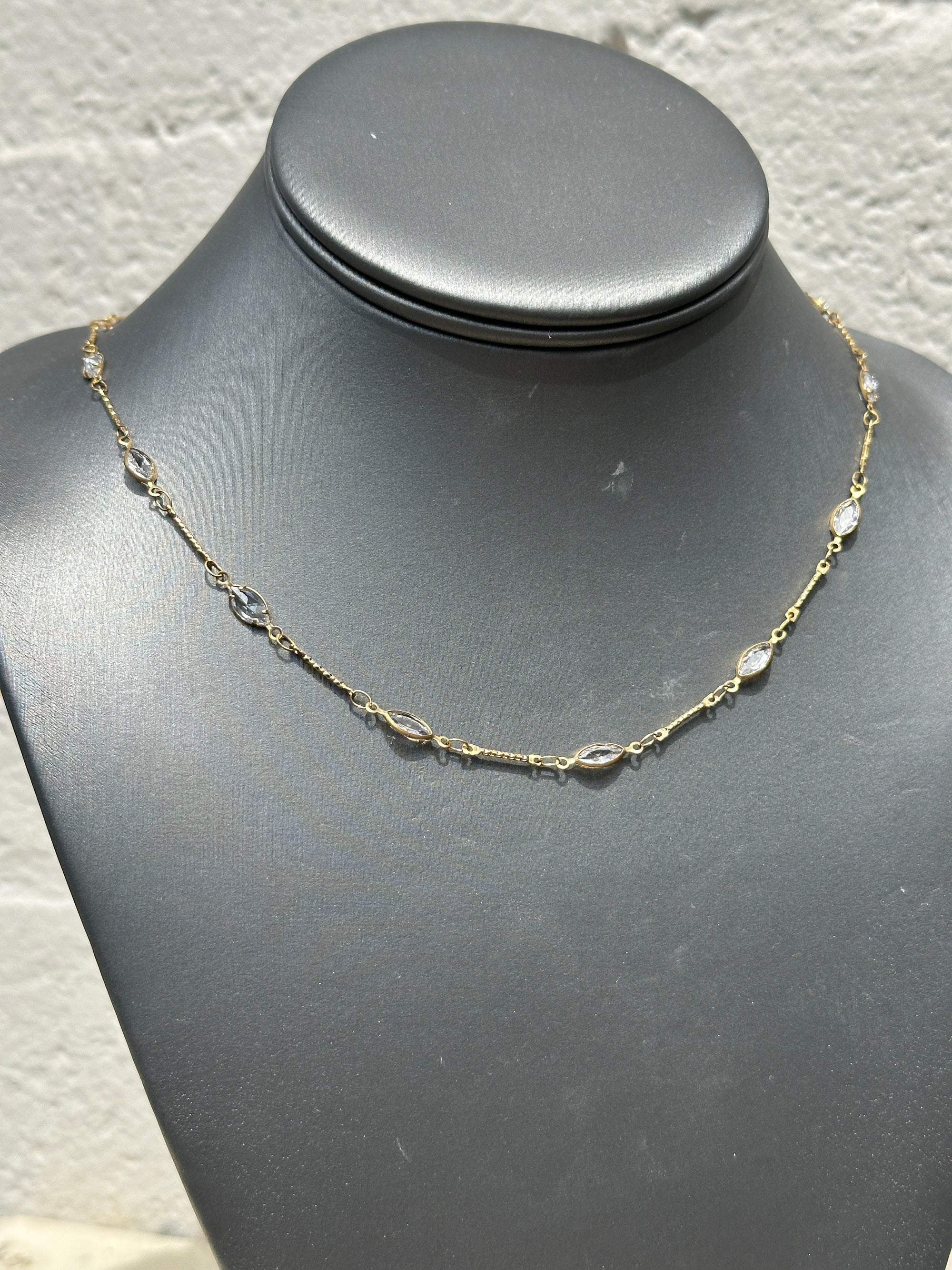 Crystal Chain Necklace