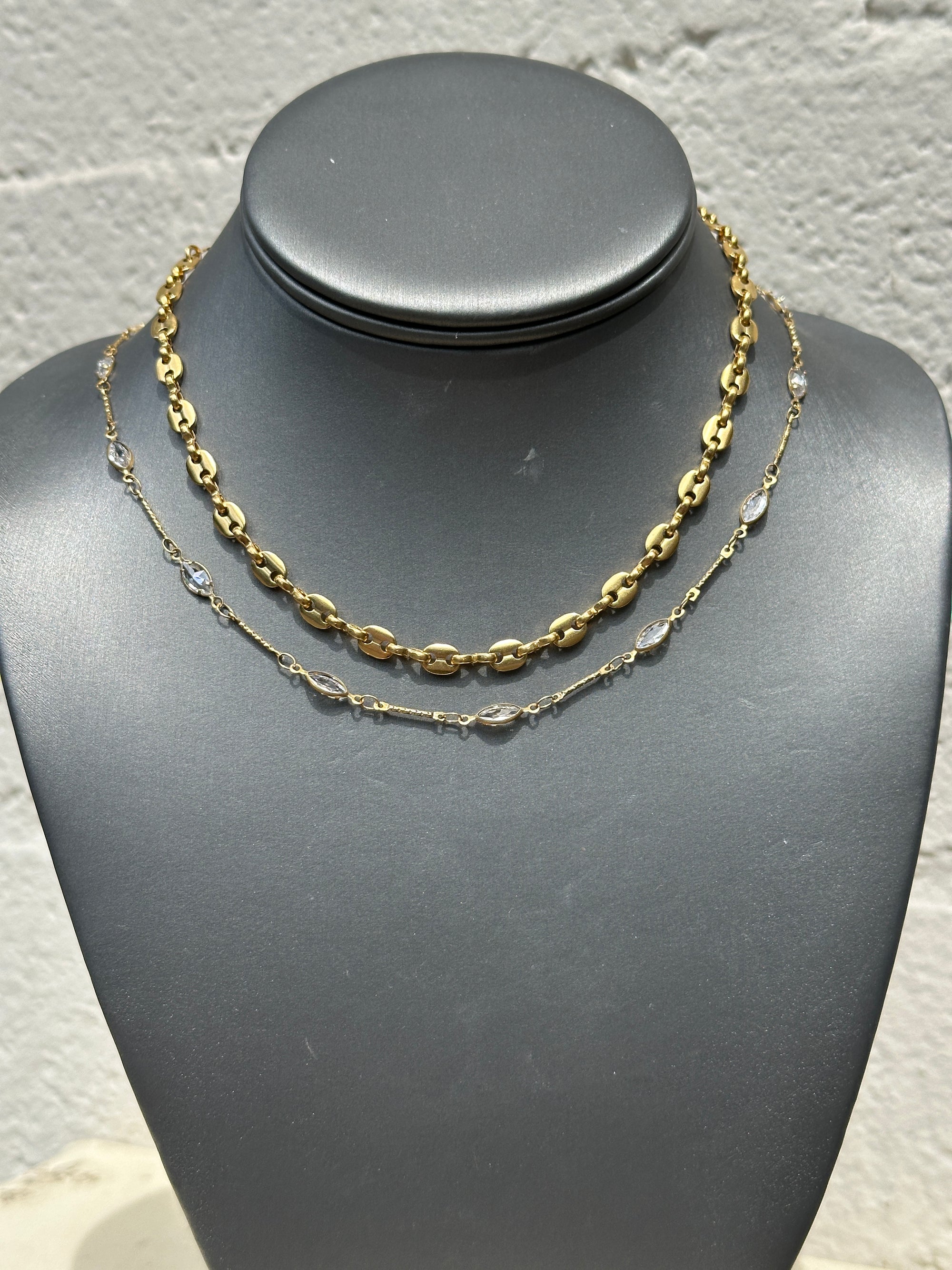 Crystal Chain Necklace