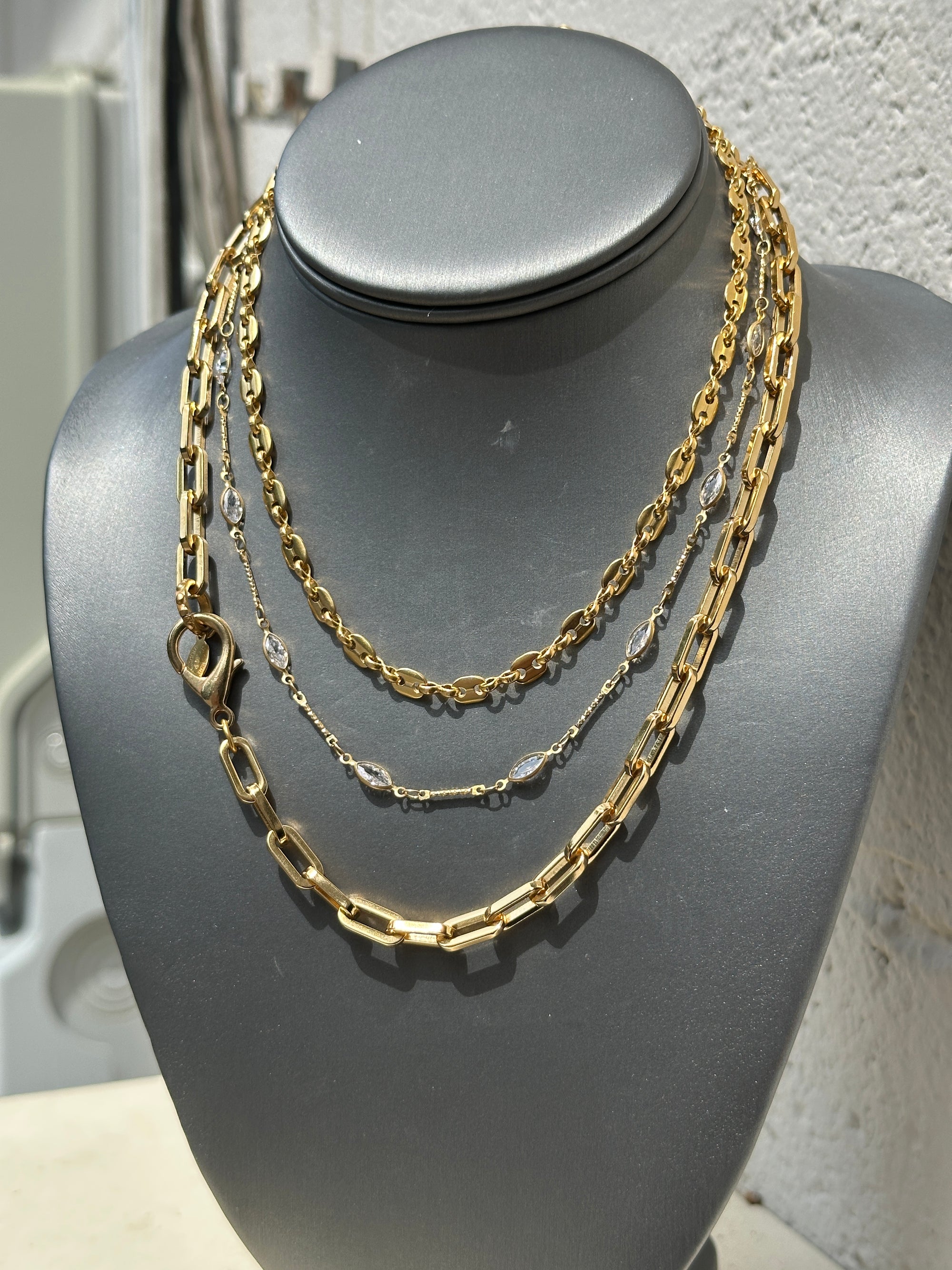 Crystal Chain Necklace