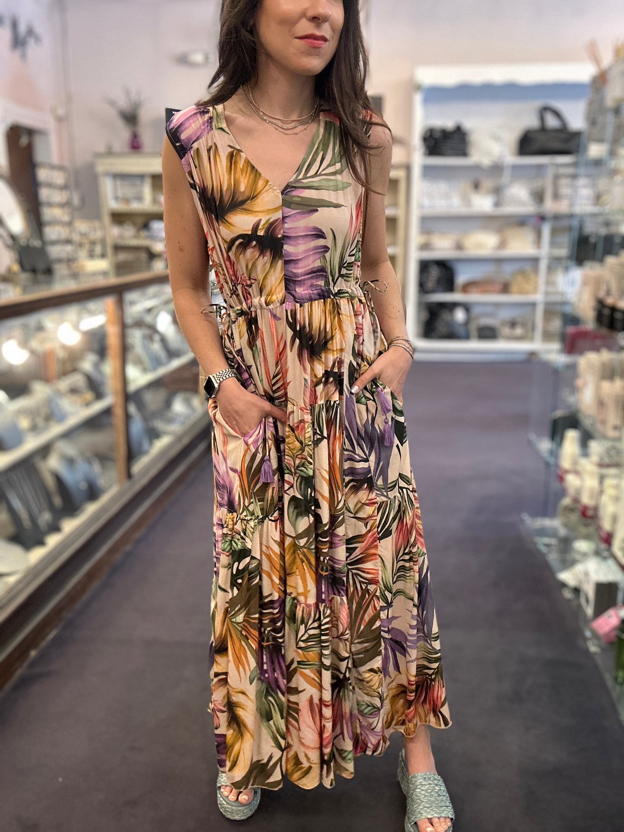 Palm Maxi Dress